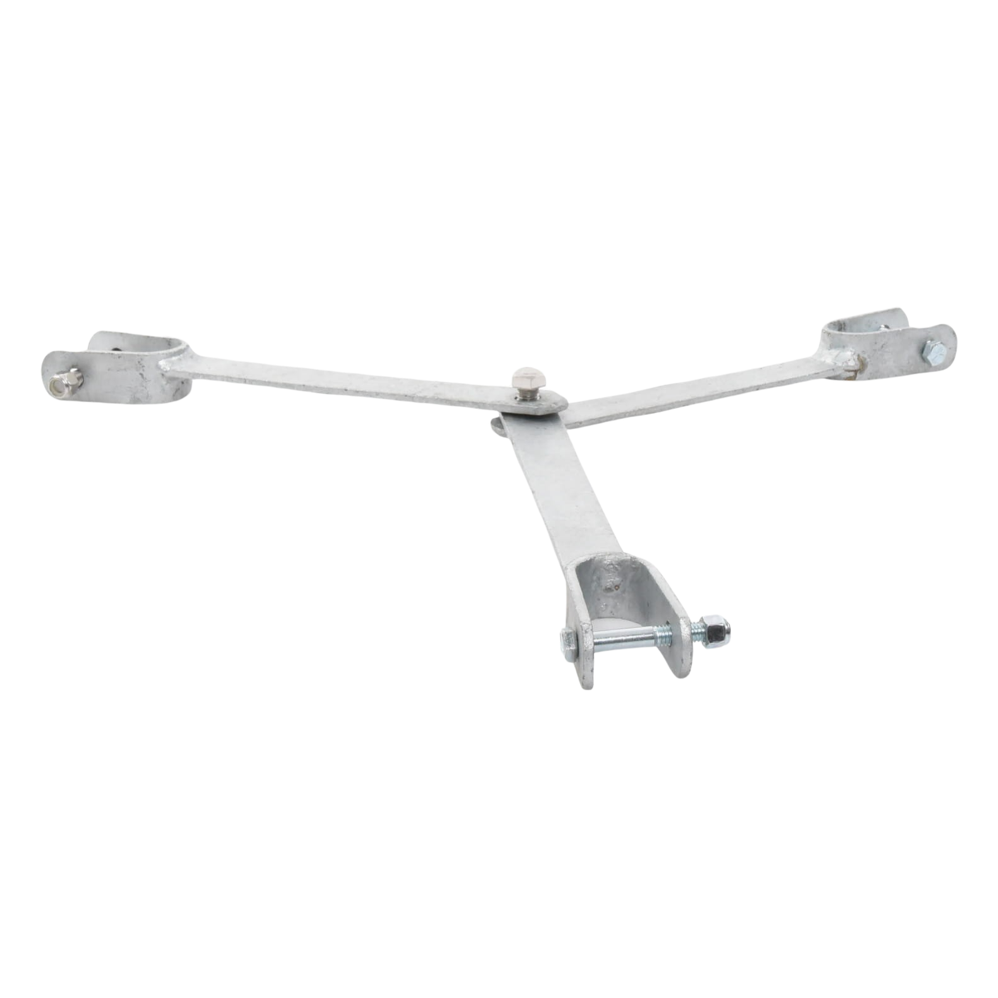 Brida de Sujeción para Retenida / Compatible Torre STZ45G / Galvanizado por Inmersión en Caliente / Incluye Tornillería Grado 5