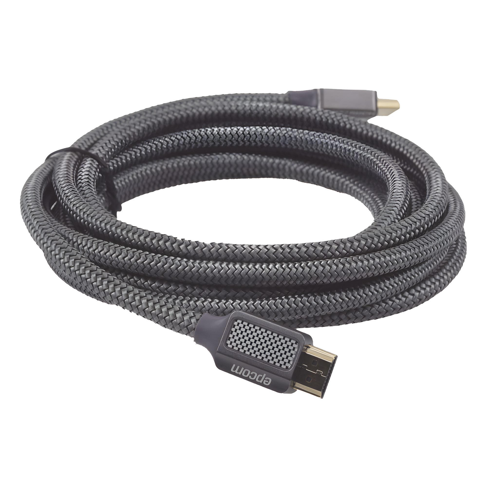 Cable HDMI de Alta Resolución / 8K@60Hz / 4K@120Hz / 48 Gbps / 3 m (9.84 pies) / eARC / Dolby Atmos / ALLM / VRR — EPCOM POWERLINE · SKU HDMI2.1-3M