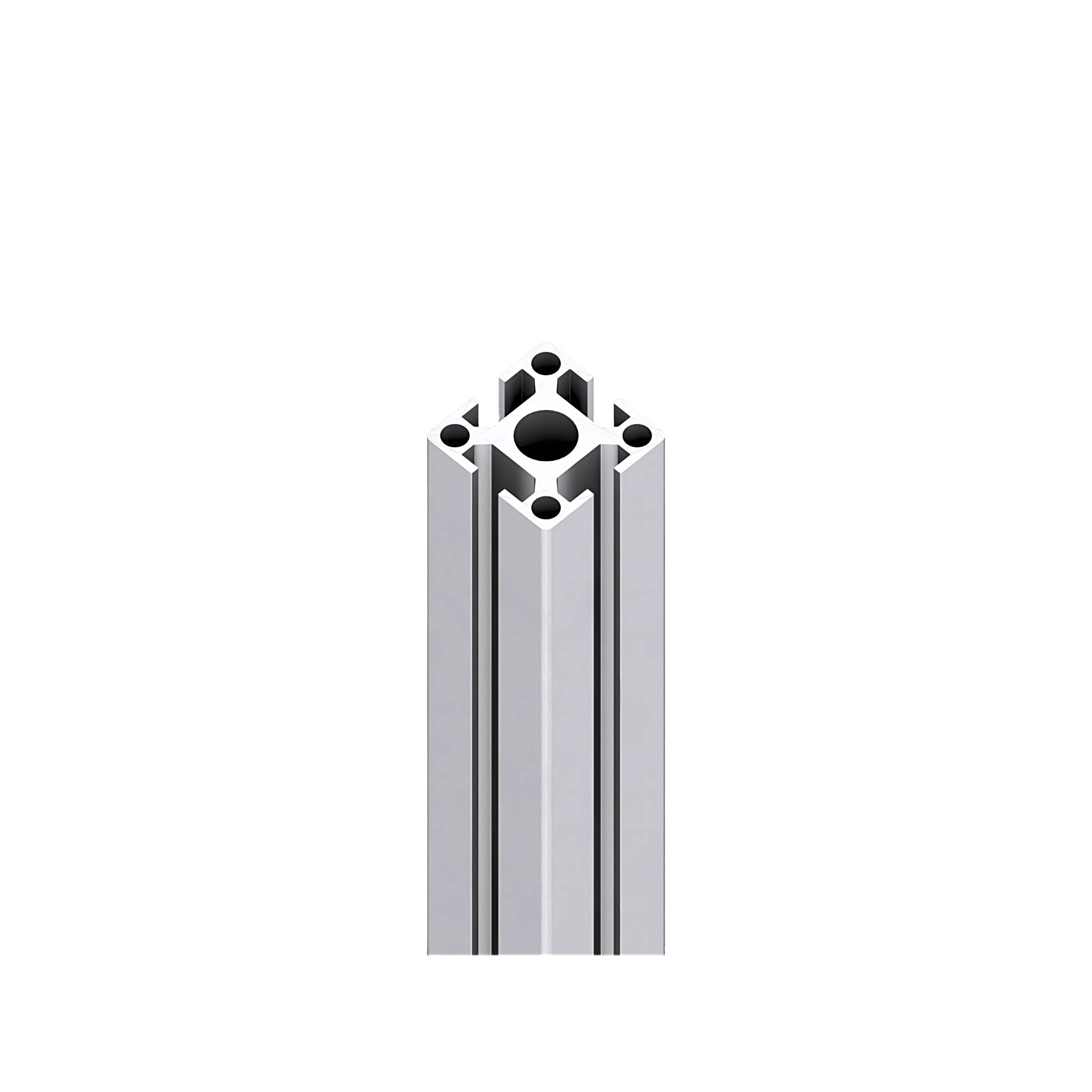 Accesorio_ Riel de Aluminio con longitud de  2380mm| Compatible con estructura para Videowall |  Diseño Modular |  Incluye Tapas de Riel