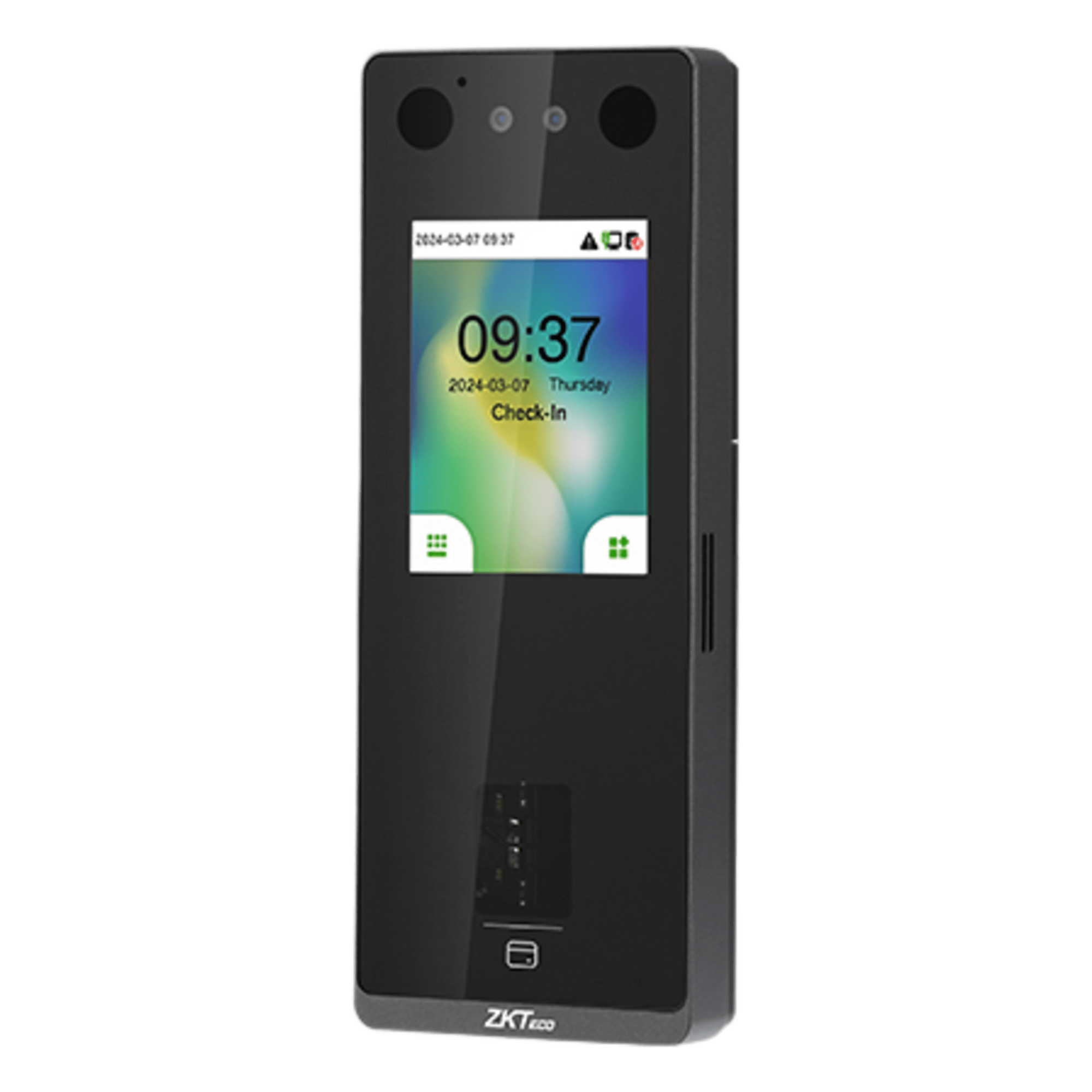 Terminal Biométrica IP / Pantalla 2.8" / 3,000 Rostros / 6,000 Huellas / IP65 / Video Intercom SIP / ONVIF / Anti-Fraude — ZKTECO · SKU SENSEFACE3A