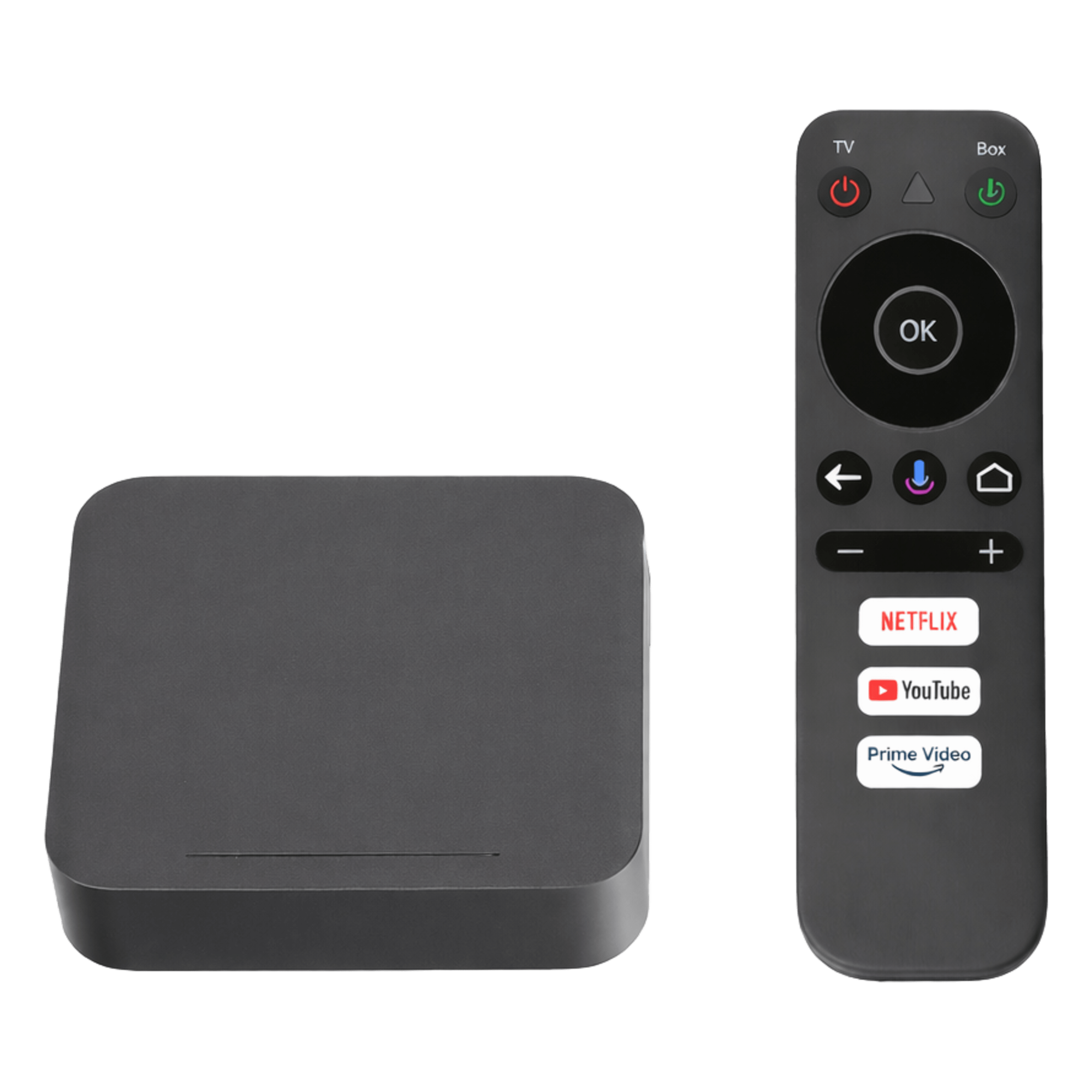Decodificador Android TV / 4Kp60 HDR / Wi-Fi Dual Banda / Bluetooth 5.0 / HDMI 2.1 / 2 GB RAM 16 GB Almacenamiento — LINKEDPRO · SKU LP1TVBOX