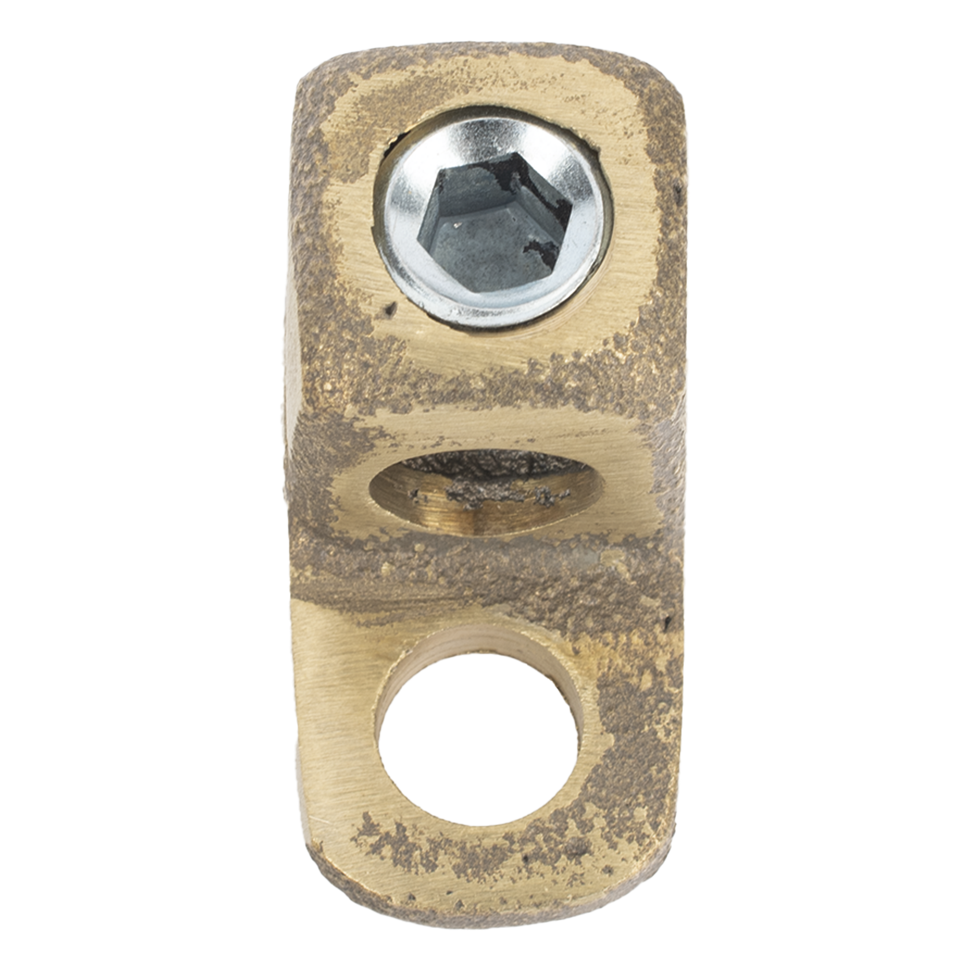 Conector Bornes / Cable 1/0 AWG-250 MCM / Bronce 100% / Baja Resistencia / Sin Soldadura Exotérmica / 0.18x0.16 ft — LINKEDPRO BY EPCOM · SKU LP-CB-250