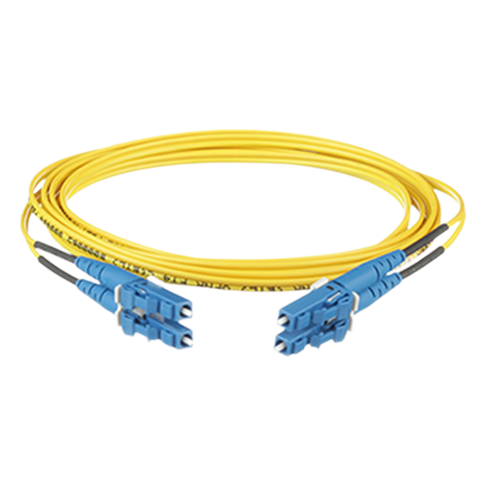 Jumper de Fibra Óptica / Monomodo OS2 9/125 / LC-LC Dúplex / OFNR Riser / 3 m (9.84 ft) / Amarillo — PANDUIT · SKU F92ERLNLNSNM003
