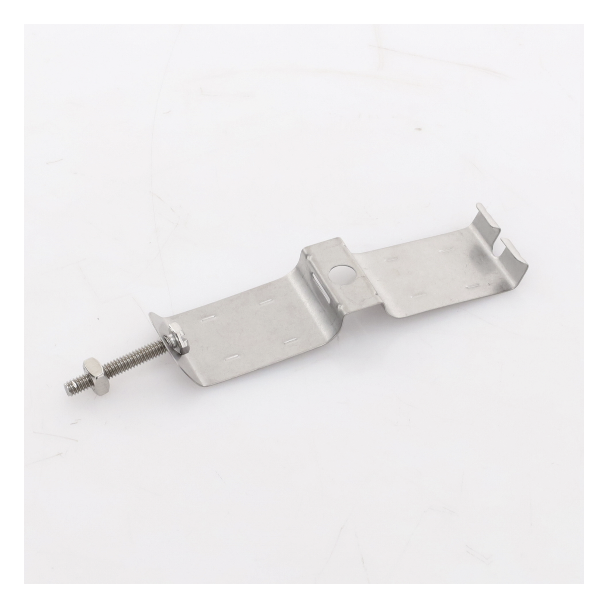 Sujetador de Doble Click / Cable Coaxial 1 1/4 Pulgadas / Paquete 10 Piezas / Montaje Sin Herramientas