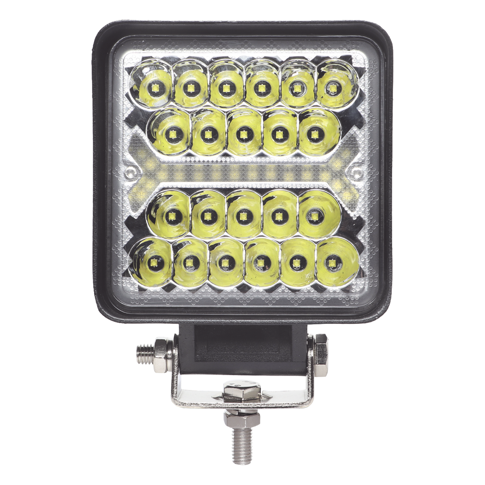 Luz de Trabajo LED / 40 LED / 5600 Lúmenes / 66 Watts / IP67 / 10-30 Vcc / 4.3 Pulgadas — EPCOM INDUSTRIAL SIGNALING · SKU XD66F