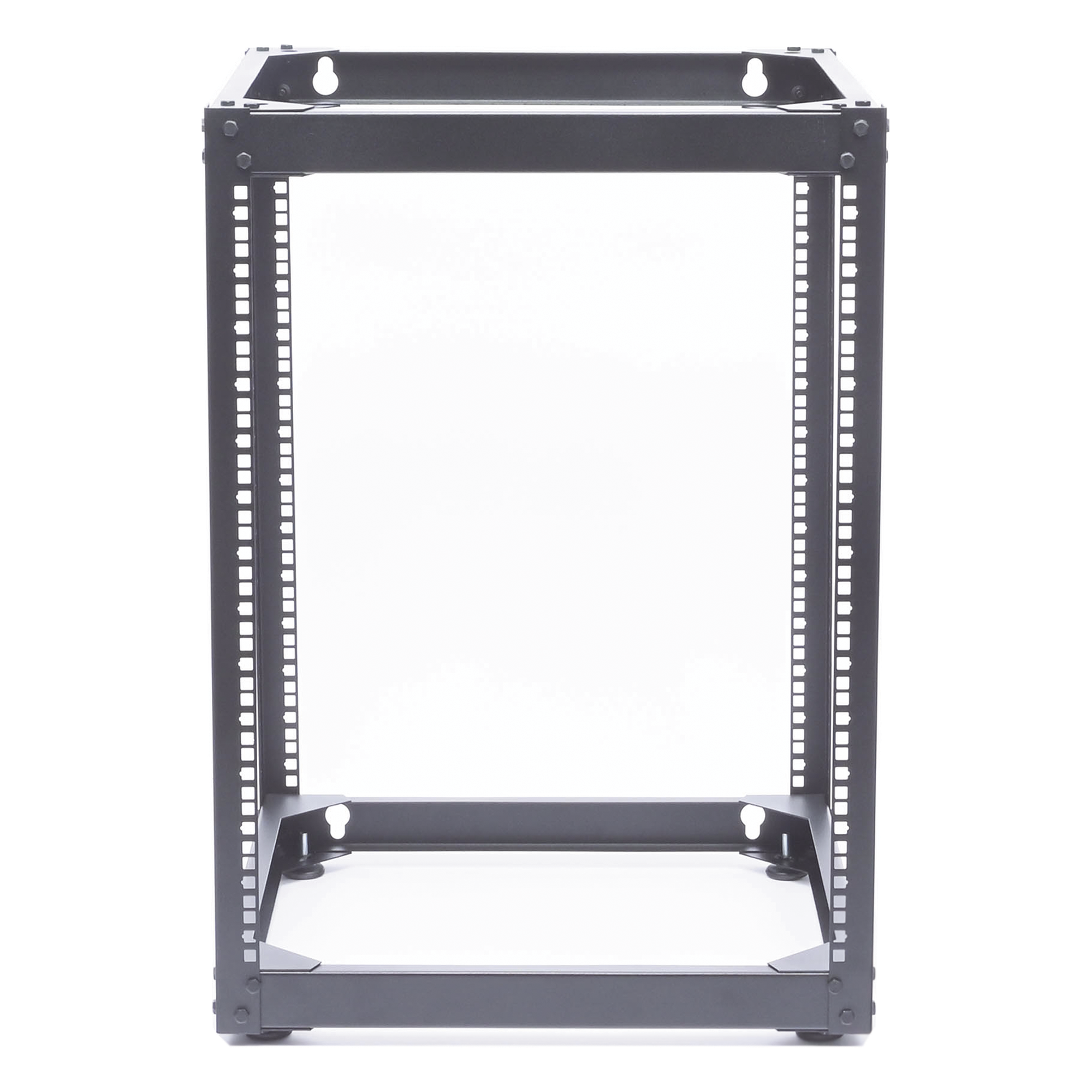 Rack Abierto de 4 Postes / 14 Unidades / Profundidad 510 mm / Montaje Pared o Piso / Acero 9.3 kg — LINKEDPRO BY EPCOM · SKU LP-RPP-1914