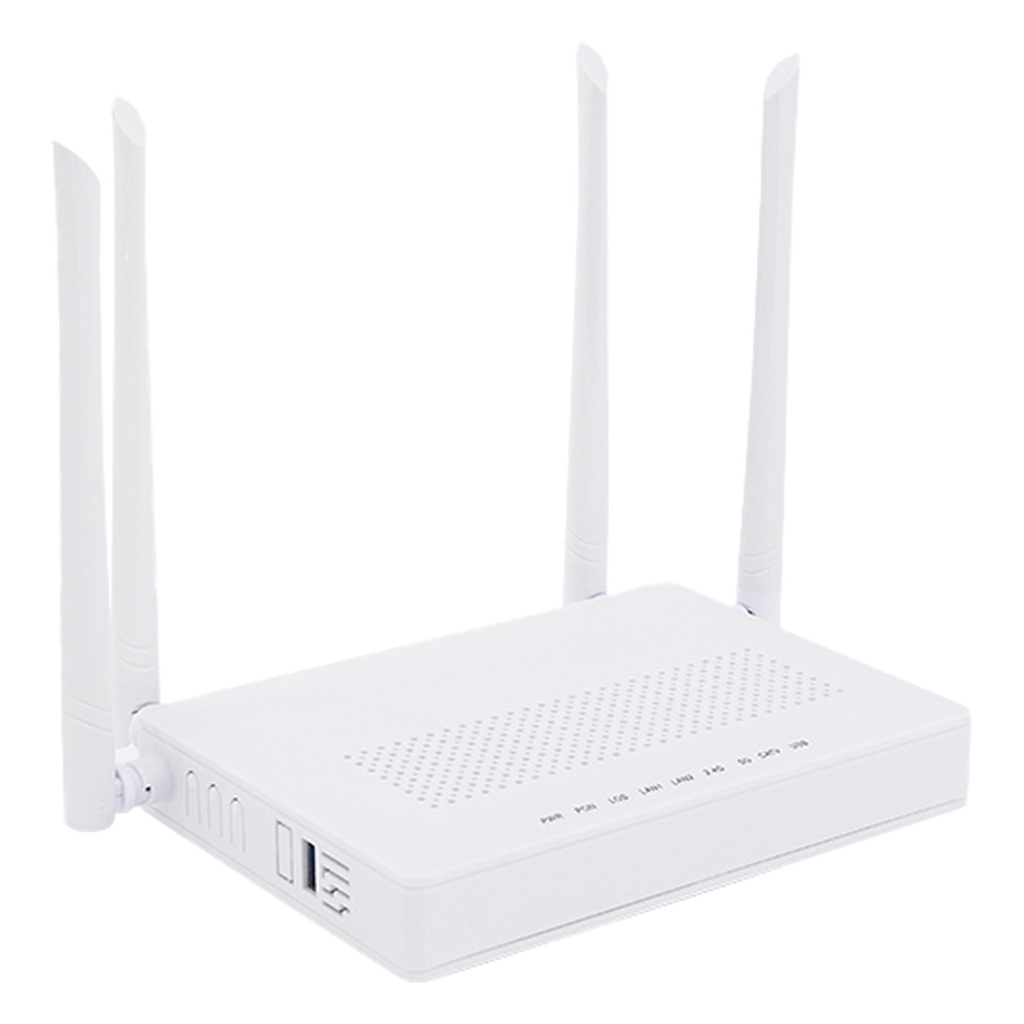 ONU Dual PON / Wi-Fi Doble Banda AC1200 / 2 Puertos Gigabit / Puerto CATV con AGC / 4 Antenas de Alta Ganancia / Gestión Remota OLT — V-SOL · SKU V2802-ACT
