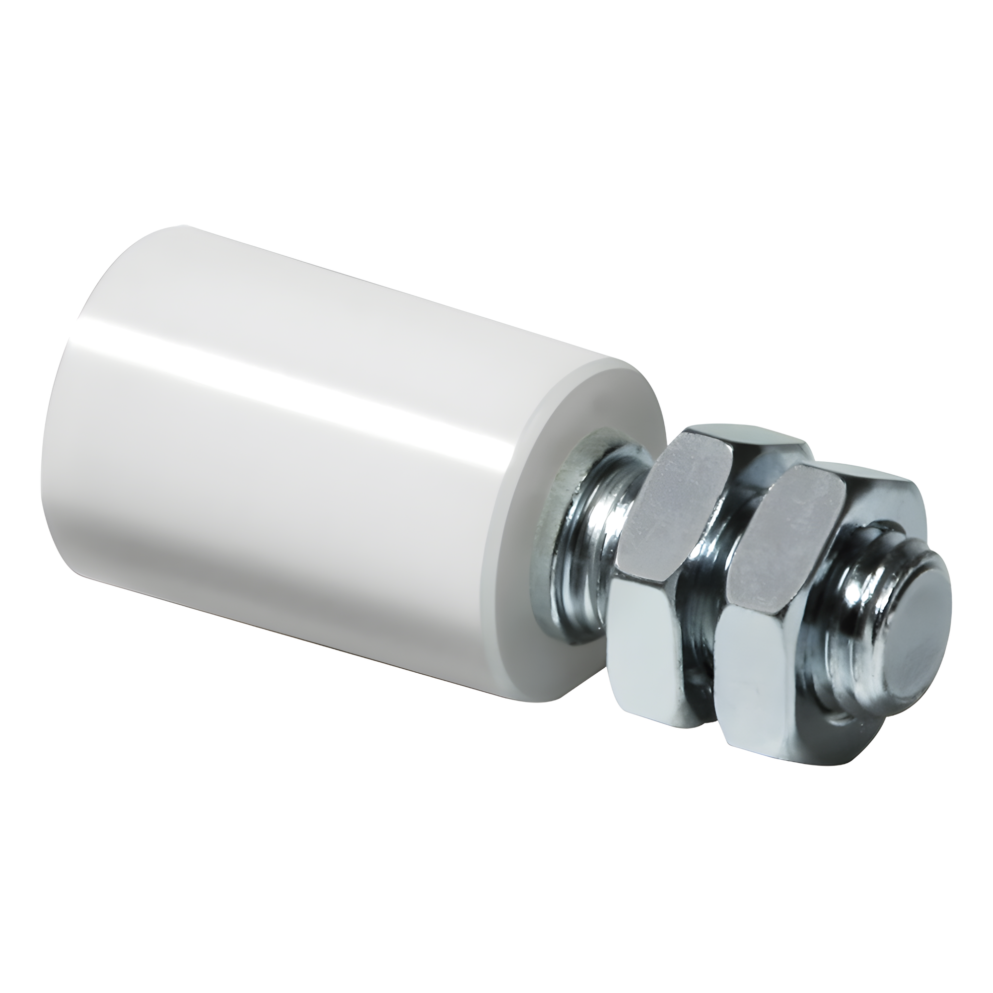Rodillo de Deslizamiento / Cuerpo Acero Galvanizado / Rodillo Nylon 42 mm / Peso 0.28 kg / Diseño Compacto — COMUNELLO · SKU 1130-1020-001