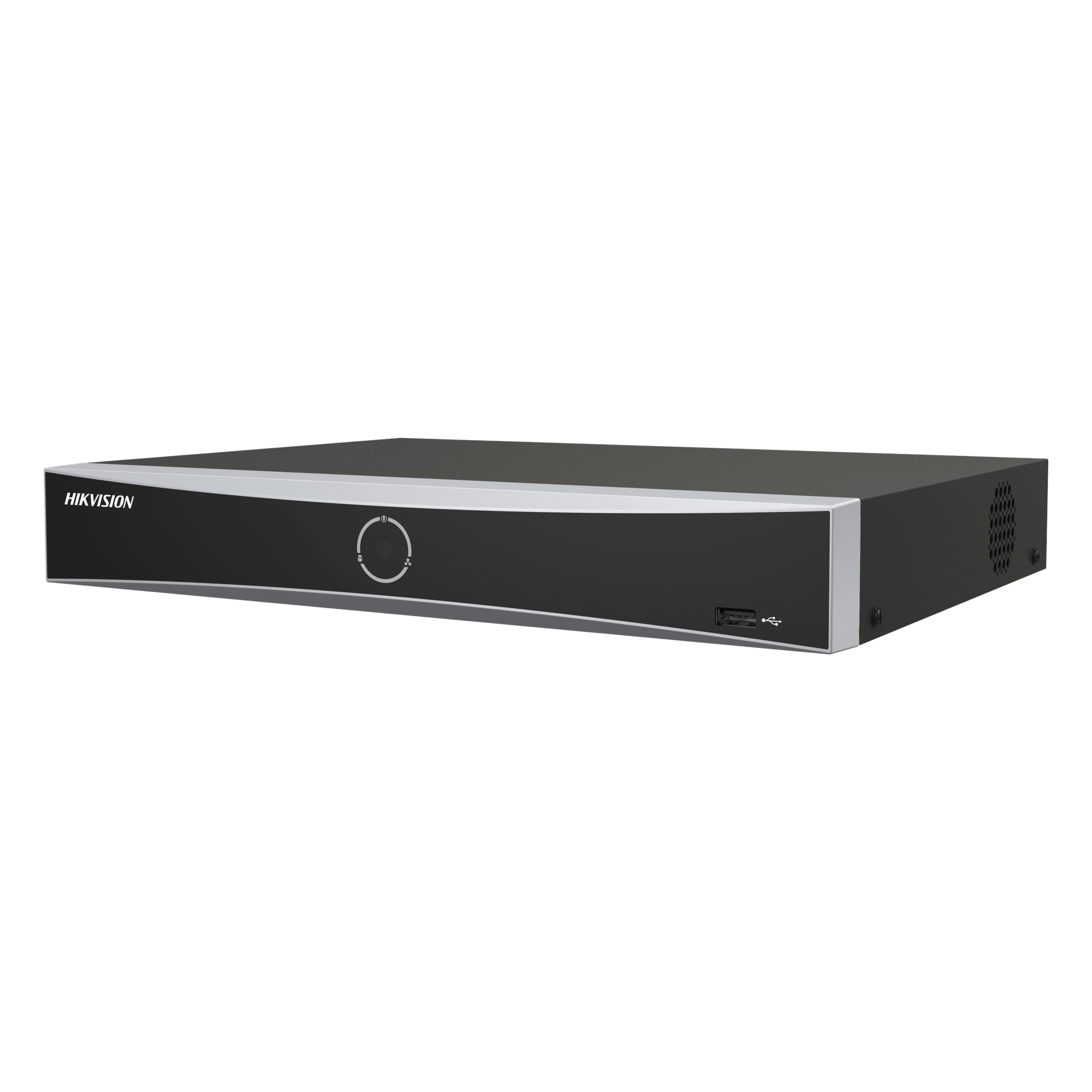 NVR IP / 12 Megapixel (4K) / 8 Canales / 8 Puertos PoE+ / Reconocimiento Facial / AcuSense / Alcance PoE 300 m (984.3 ft) — HIKVISION · SKU DS-7608NXI-K1/8P(E)