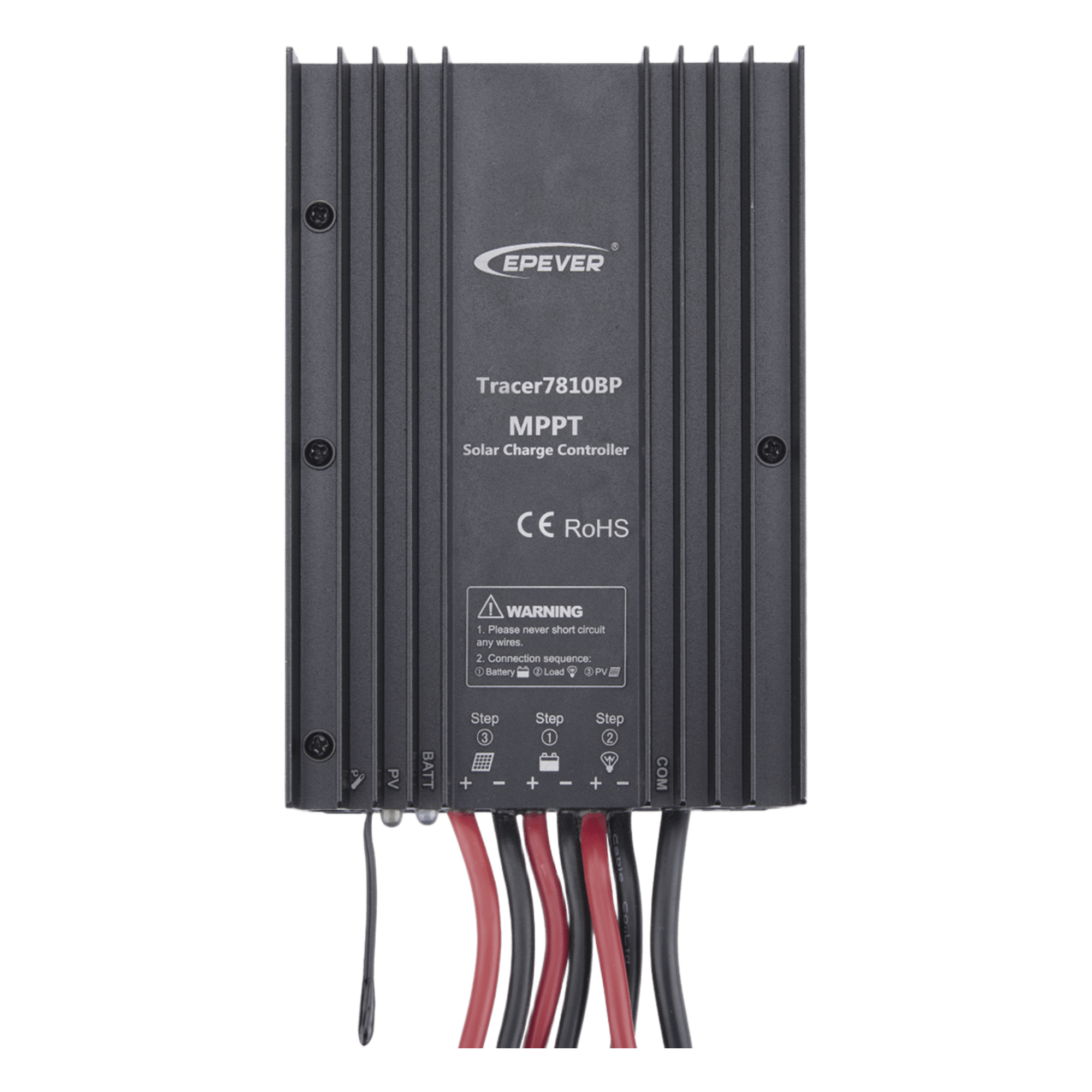 Controlador Solar MPPT / 30 A / 12/24 V / VOC 100 VCC / IP68 / RS-485 / Compatible LiFePO4 — EPEVER · SKU TRACER7810BP