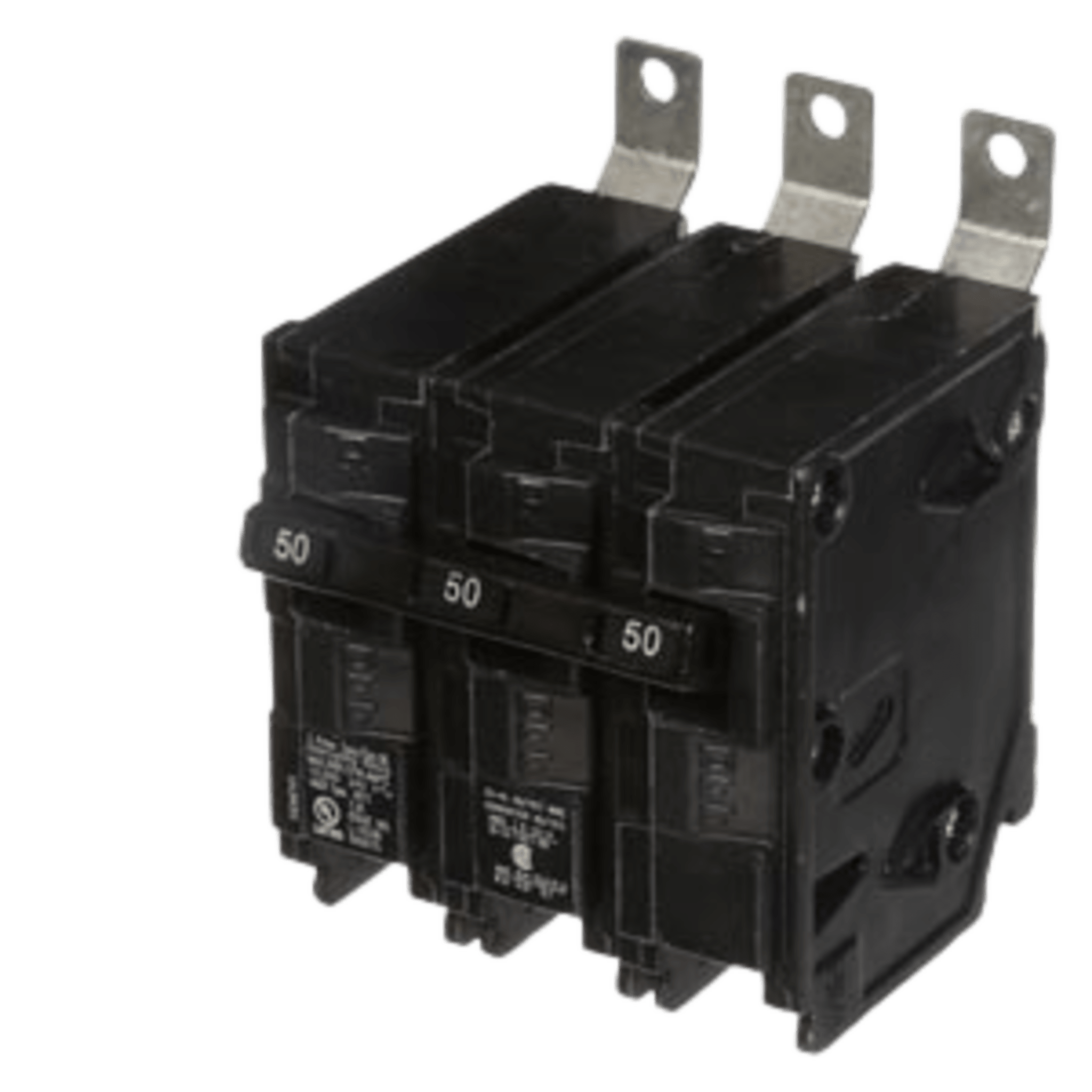 Interruptor Automático / 3 Polos / 50 A / 10 kA / Termomagnético / Montaje en Tablero / 120-240 V AC — SIEMENS · SKU B350