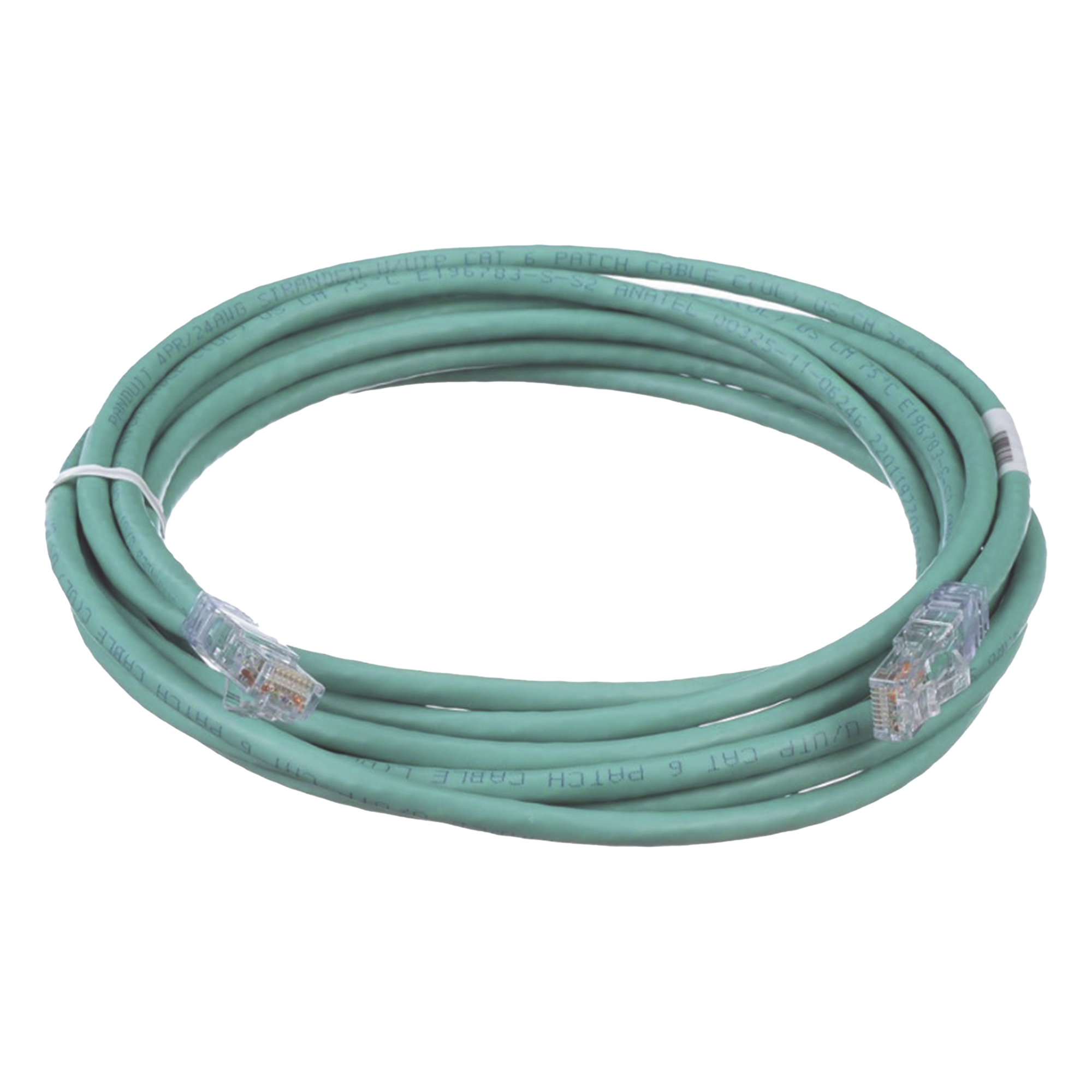 Cable de Parcheo UTP Cat6 / 24 AWG / CM / 15 Pies (4.57 m) / Verde — PANDUIT · SKU UTPSP15GRY