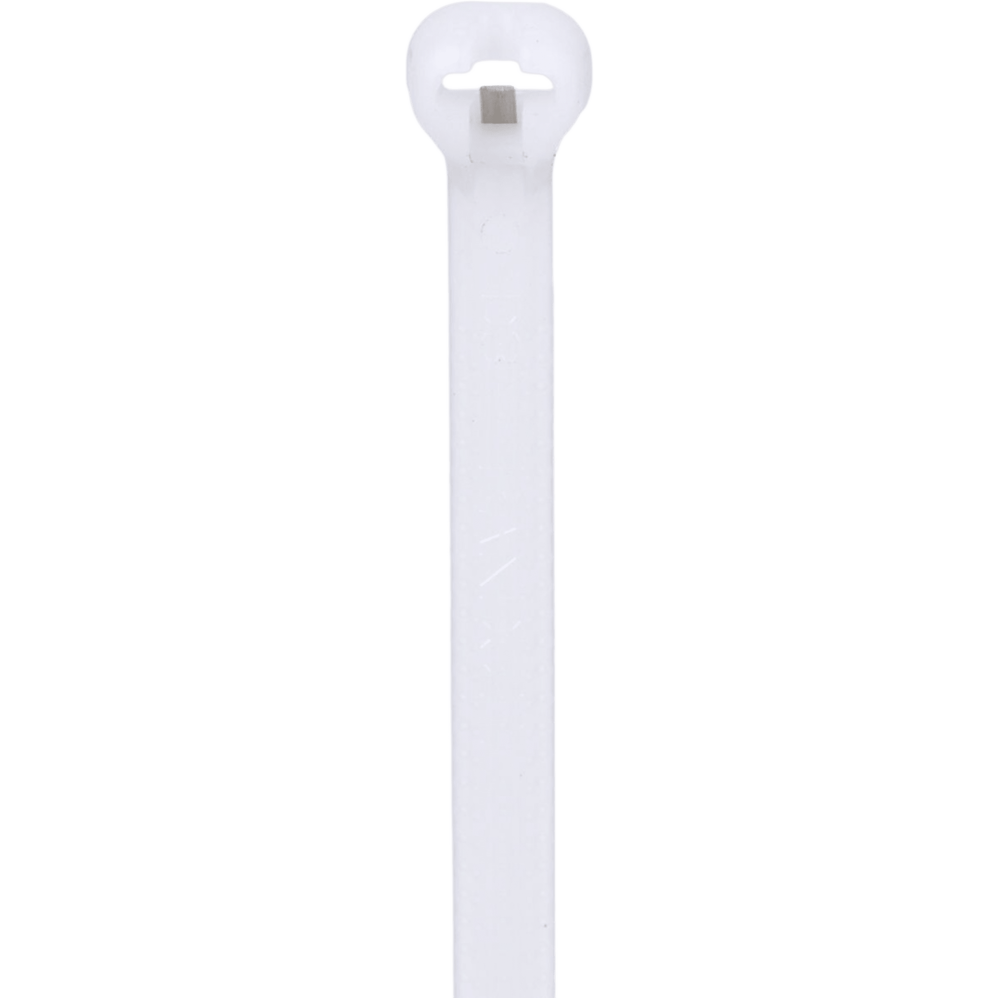 Cincho de Nylon 6.6 Dome-Top® Con Lengüeta de Bloqueo de Acero Inoxidable, 305 mm largo x 4.7mm ancho, Color Natural, Paquete de 100pz