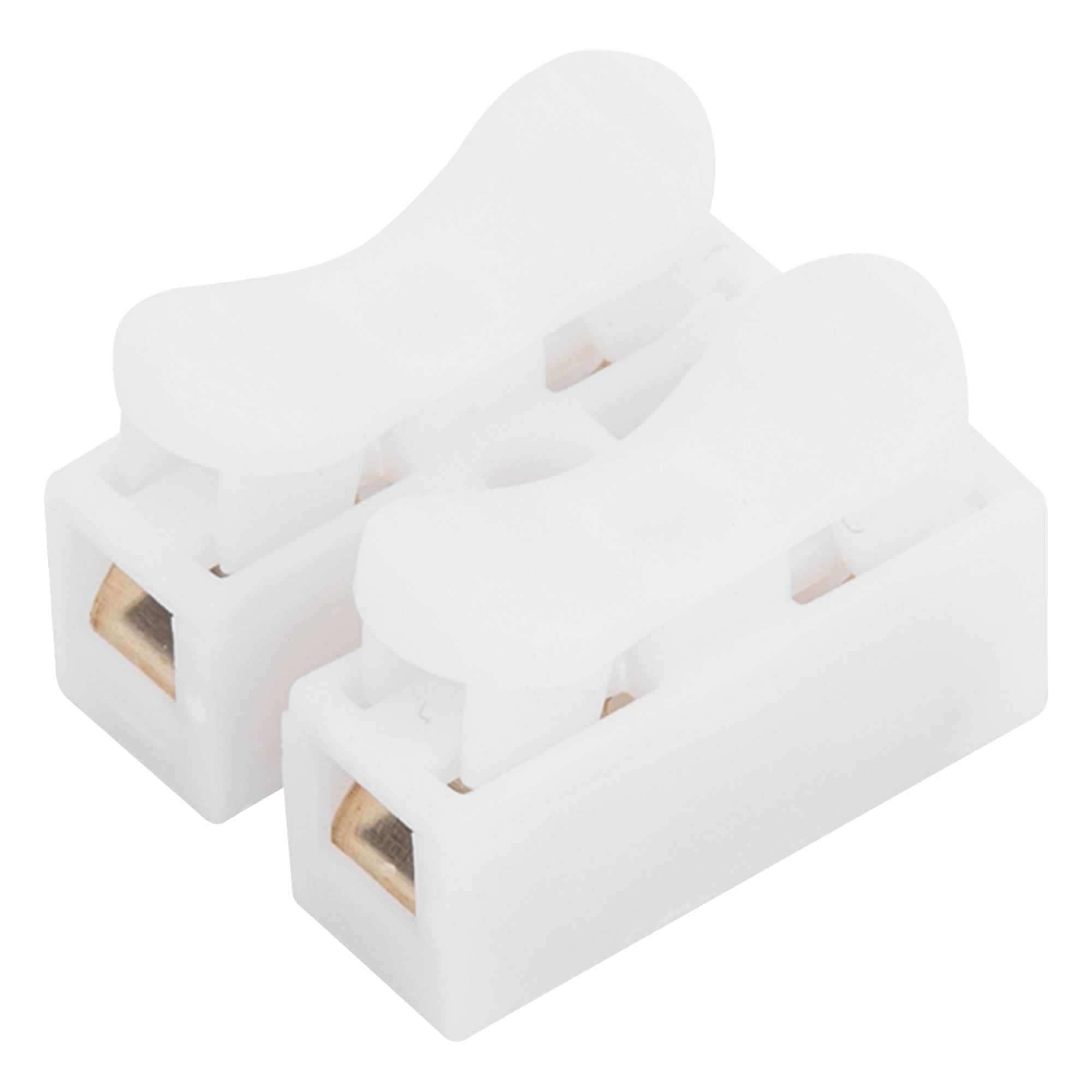 Conector Push / 2 Contactos / 250V / 10A / -40°C a 100°C / Cables 0.5-3.5 mm² / Material Antiflama — EPCOM POWERLINE · SKU PCON2