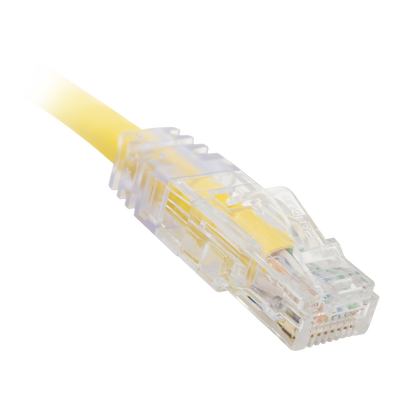 Cable de Parcheo TX6, UTP Cat6, 24 AWG, CM, Color Amarillo, 0.3 Metros (1 Pie)