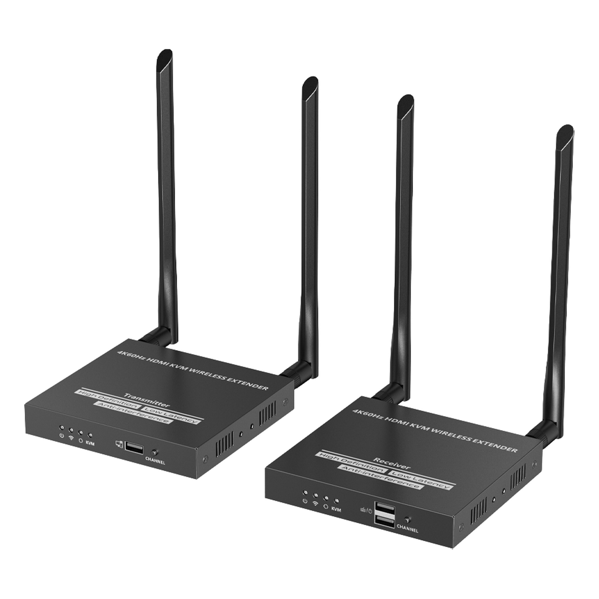 Extensor HDMI Inalámbrico / 4K@60Hz / Transmisión 50 m (164 ft) / Banda 5 GHz / Transferencia IR / Emparejamiento SSID