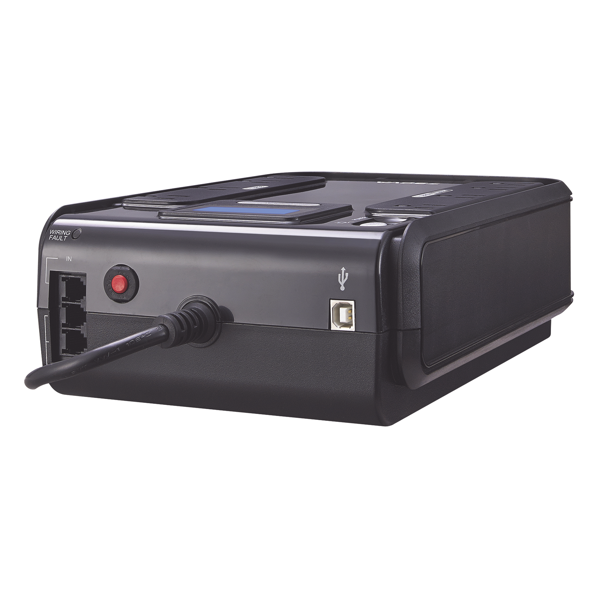UPS de 750 VA/420 W, Topología Standby, Entrada 120 Vca NEMA 5-15P, Tipo Gabinete Compacto, Con 8 Tomas NEMA 5-15R