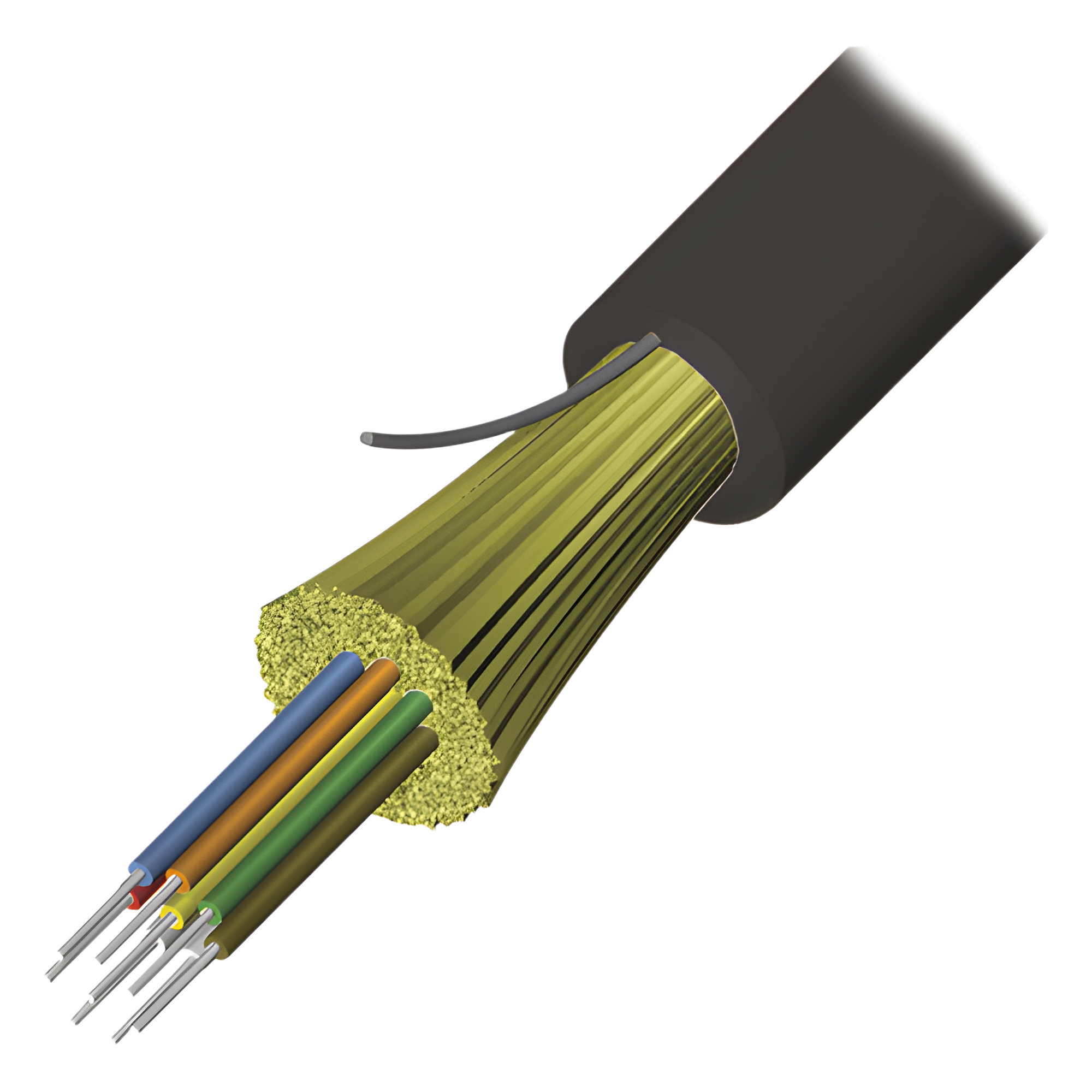 Cable de Fibra Óptica / 6 Hilos / Interior-Exterior / Tight Buffer / Dieléctrico / Plenum OFNP / Monomodo OS2 / 1 m (3.28 ft) — SIEMON · SKU 9GD8P006D-E201A