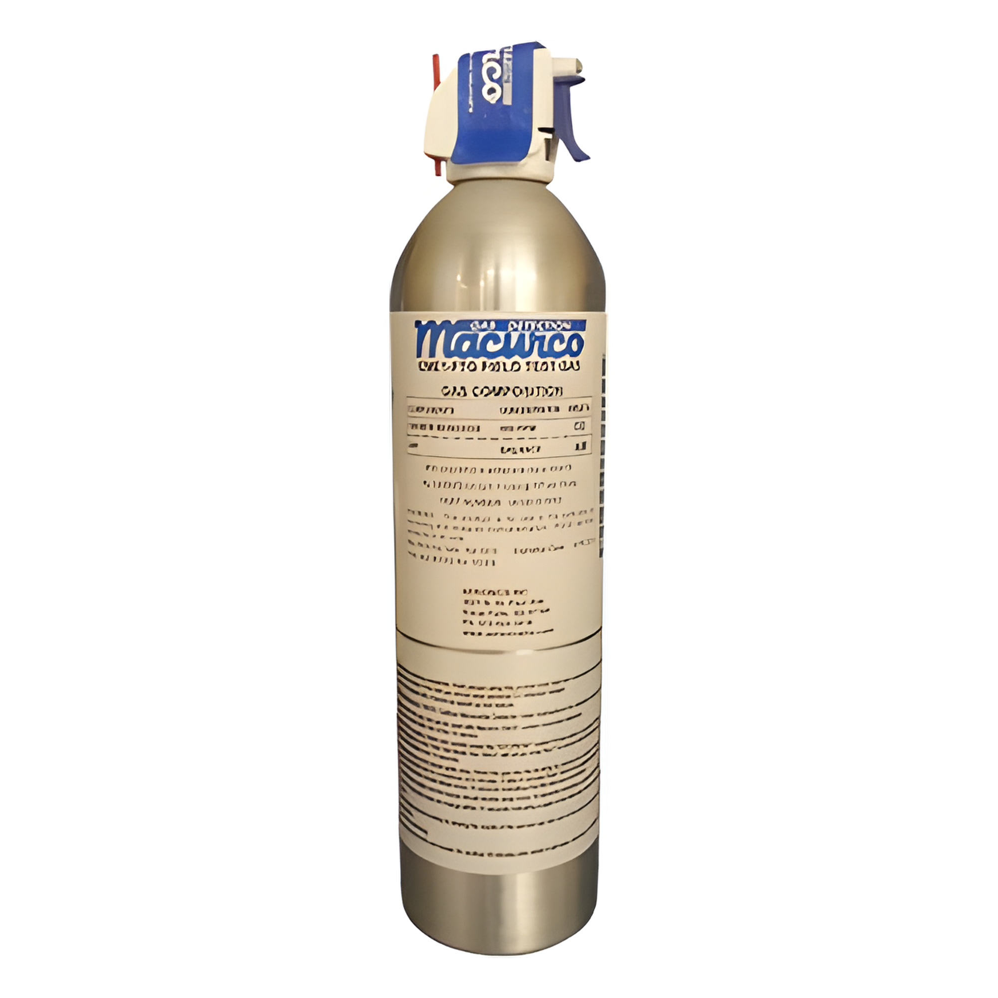 Probador Manual / 500 ppm CO / Caudal 10 LPM / 20-30 Pruebas por Carga / LED Indicador — MACURCO - AERIONICS · SKU CM-E1-FTG