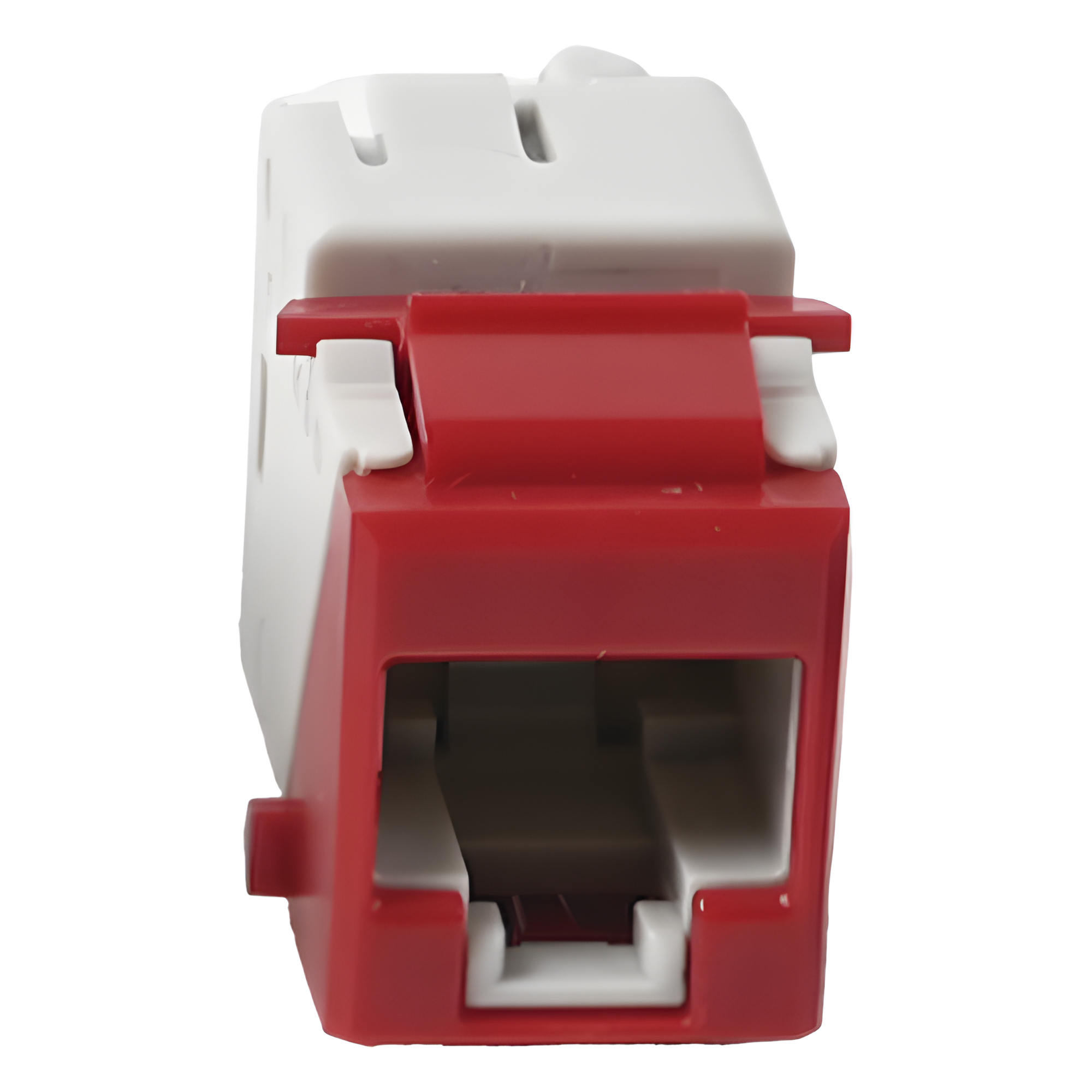 Jack Keystone / Cat6 UTP / T568A-B / Punch Down 110 / UL94 V-0 / Rojo — SIEMON · SKU U6-K03NS