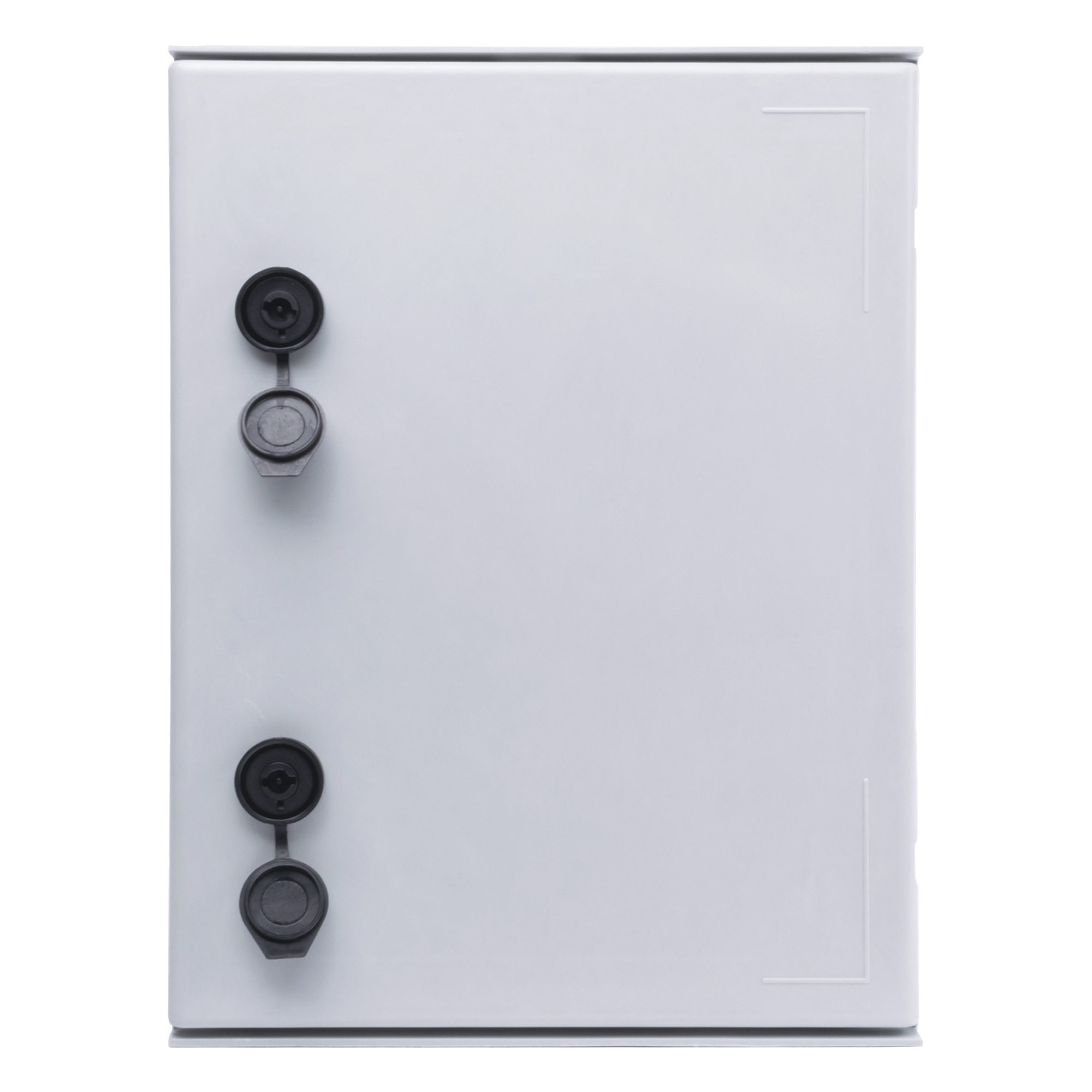 Gabinete de Poliéster / IP65 / 300 x 400 x 200 mm / Carga 30 kg / Placa Trasera Incluida / Cerradura con Llave