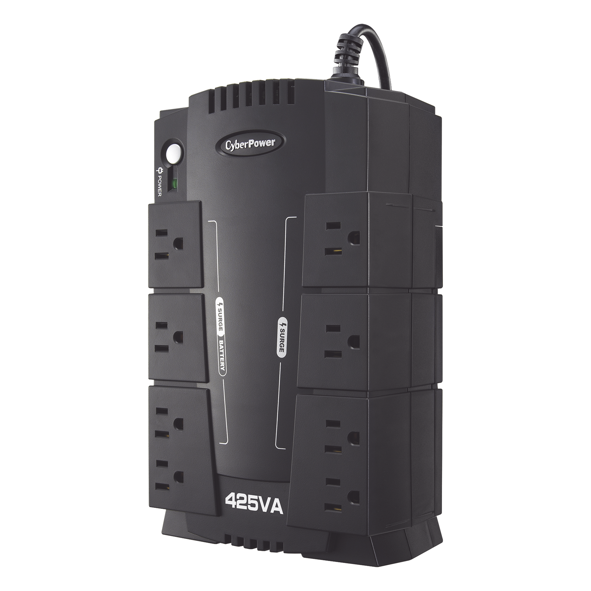 UPS Standby / 425 VA / 255 W / 8 Tomas NEMA 5-15R / 4 con Batería + 4 Protección / Topología Standby / USB de Gestión — CYBERPOWER · SKU CP425SLG