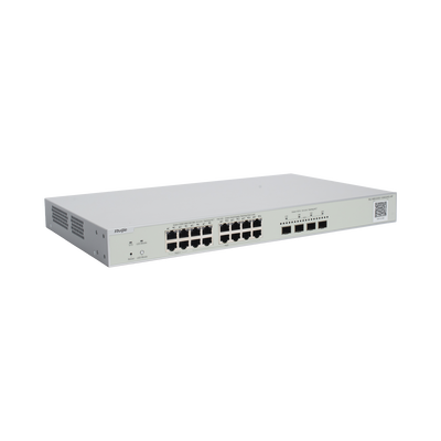 Switch Multi-Gigabit PoE++ hasta 370W, Capa 2 con 4 Puertos 2.5G (90W), 12 Puertos 2.5G (30W) y 4 Uplink SFP+ 10G , Administrable Cloud, Diseñado Para Access Points WiFi 6/7