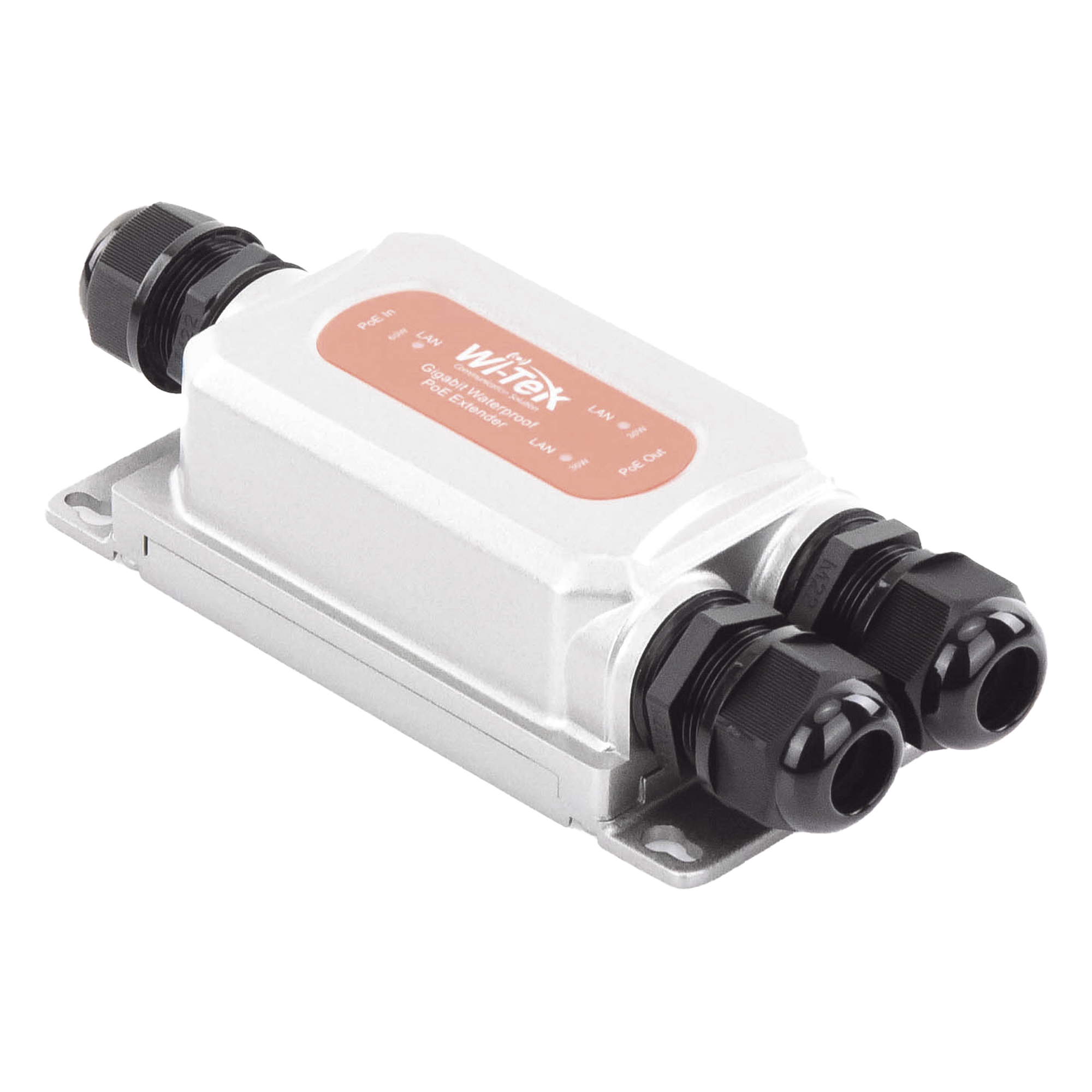 Extensor PoE para Exterior / Entrada 60W / 2 Salidas 30W / 3 Puertos Gigabit / IP68 / -40 a 80 °C (-40 a 176 °F)