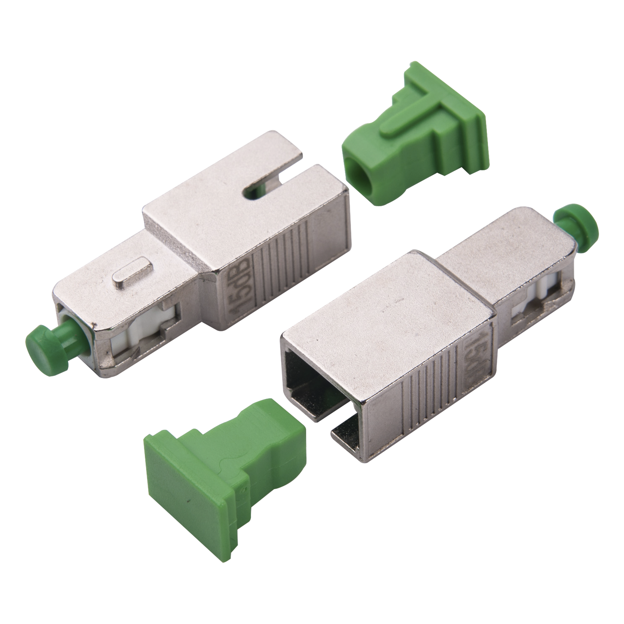 Atenuador Óptico Macho-Hembra / SC/APC / 15dB / Fibra Monomodo / 1310nm y 1550nm — LINKEDPRO BY EPCOM · SKU LP-FOAD-6121