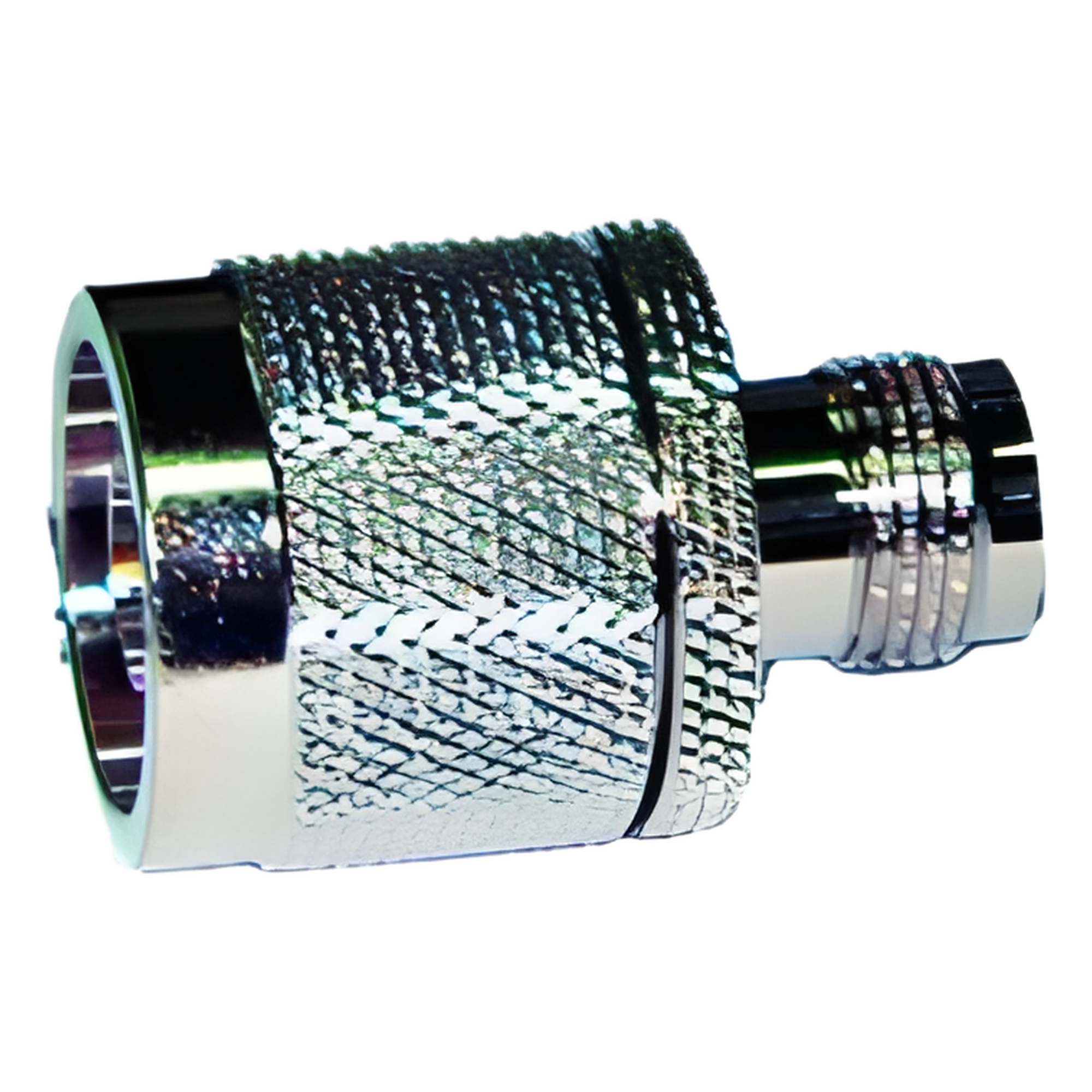Adaptador RF en Línea / TNC Hembra a N Macho / Cuerpo Bronce Niquelado / Contacto Oro / Aislante Teflón — RF INDUSTRIES,LTD · SKU RFT-1233