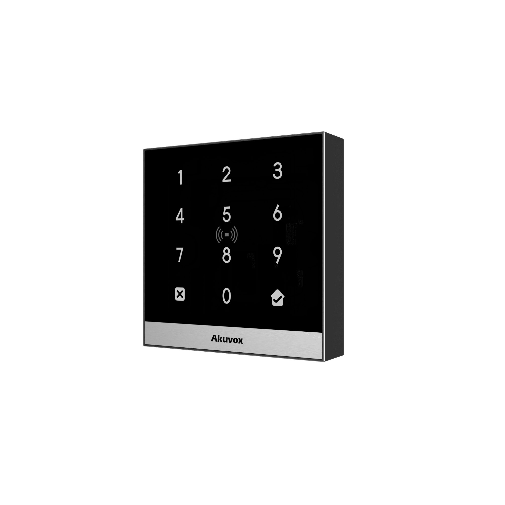 Teclado de Control de Acceso + Bracket de Instalación / Administración 100% en la Nube / Interfaz WEB / POE / Lector Prox 125 kHz / MIFARE 13.56MHz / NFC / APP Smart Plus / Control de 1 Puerta / PIN Para Visitas / IP65