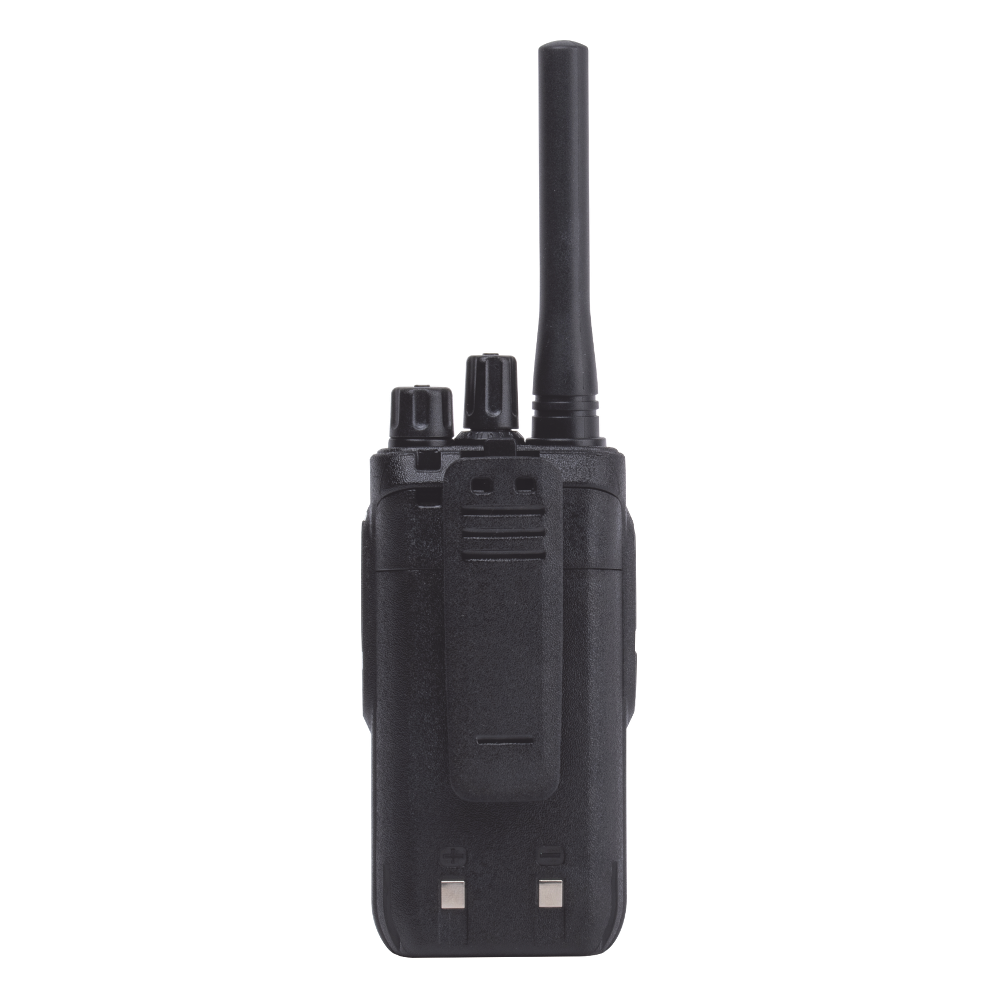 Radio Portátil Analógico UHF / 400-470 MHz / 2W / 16 Canales / VOX Manos Libres / Batería 6-8 hrs / 161 g (5.68 oz)