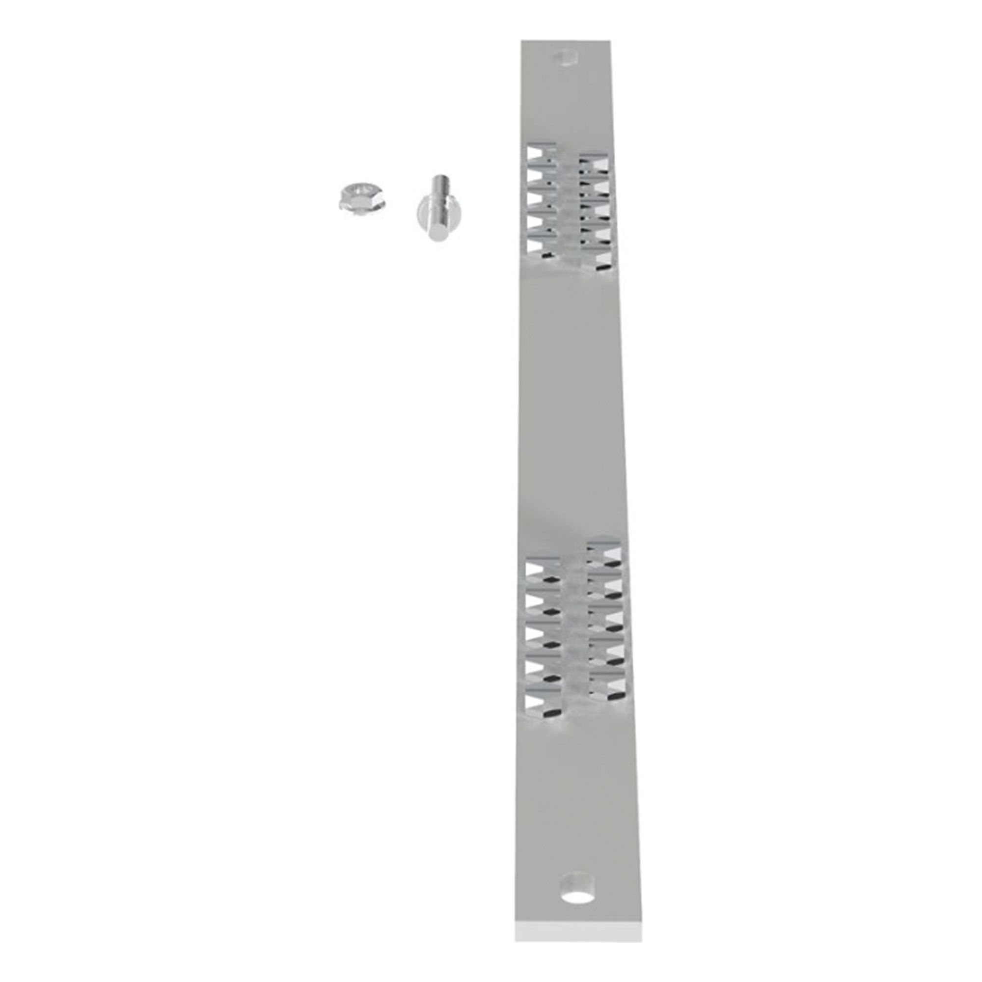 Barra de Conexión a Tierra / Rack 19" / 20 Orificios / 483 mm (1.58 ft) / 45 Unidades / EIA-310