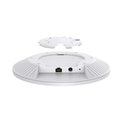 Punto de Acceso Omada / Wi-Fi 7 BE11000 MU-MIMO 2x2 / 1 Puerto 10 Gbps / Mesh Omada / Operaciones Multiencale (MLO) / Configuración por Controlador o Stand-Alone / Para Montaje en Techo/pared / Alimentación PoE+ 