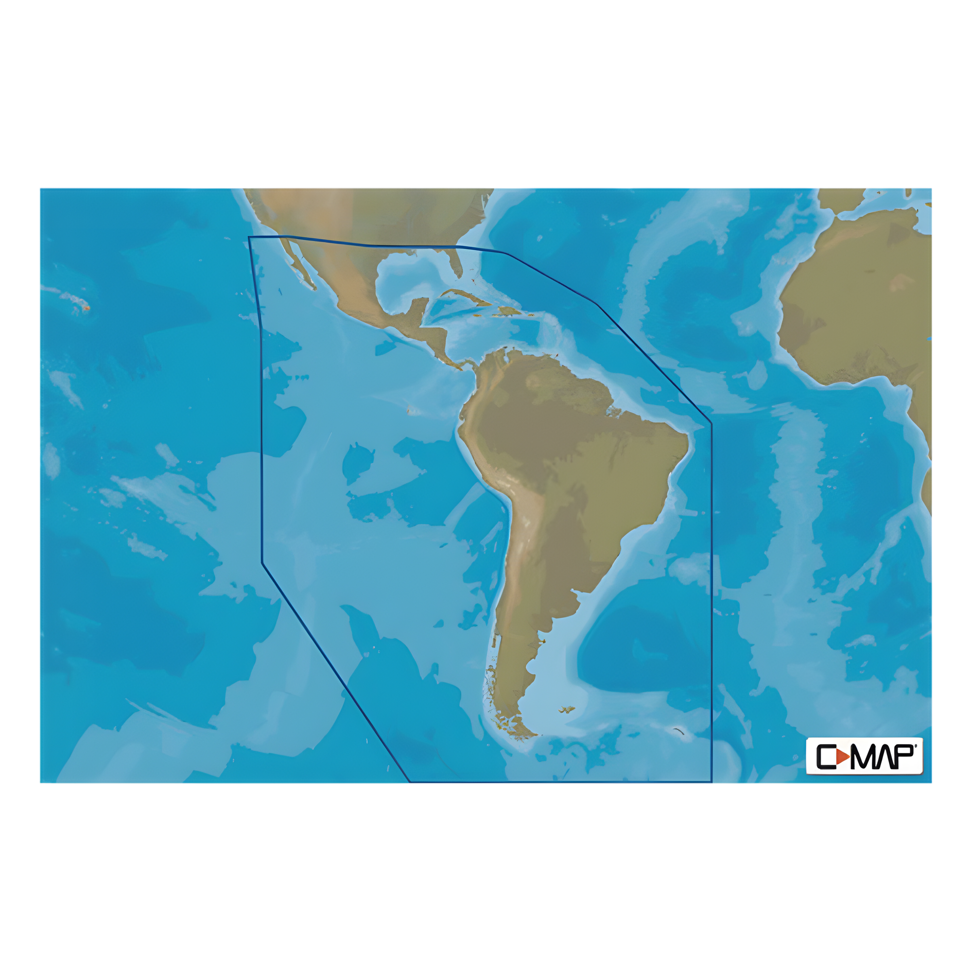 Carta Náutica Electrónica / MAX-N+ / Caribe, Centroamérica y Sudamérica / Micro SD-Card / Compatibilidad GO, NSO EVO, NSS EVO — C-MAP · SKU M-SA-Y038-MS