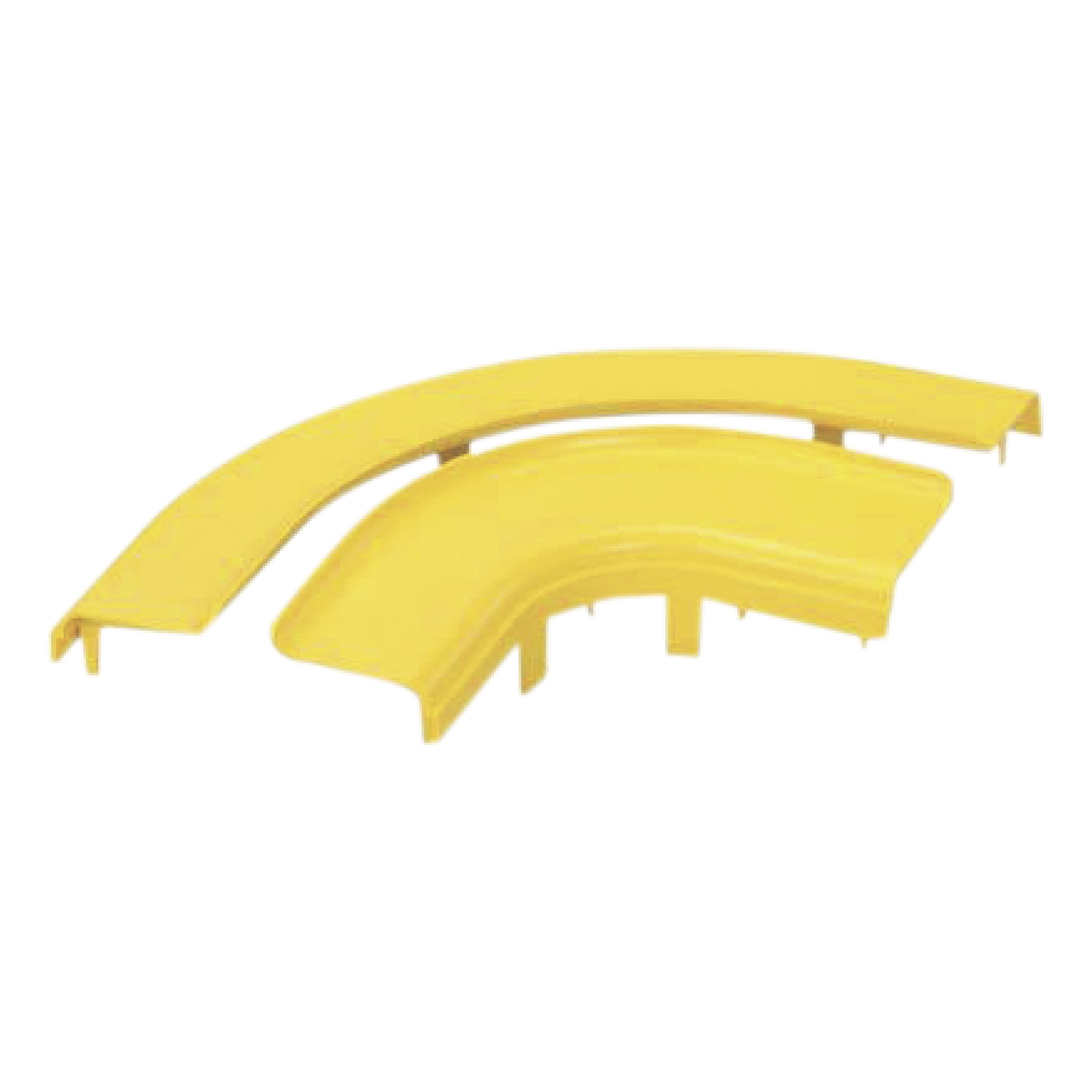 Tapa para Ángulo Recto Horizontal / 90° / Sistema 4x4 / Abertura 19 mm / ABS 94V-0 / Color Amarillo — PANDUIT · SKU FRRASC4LYL