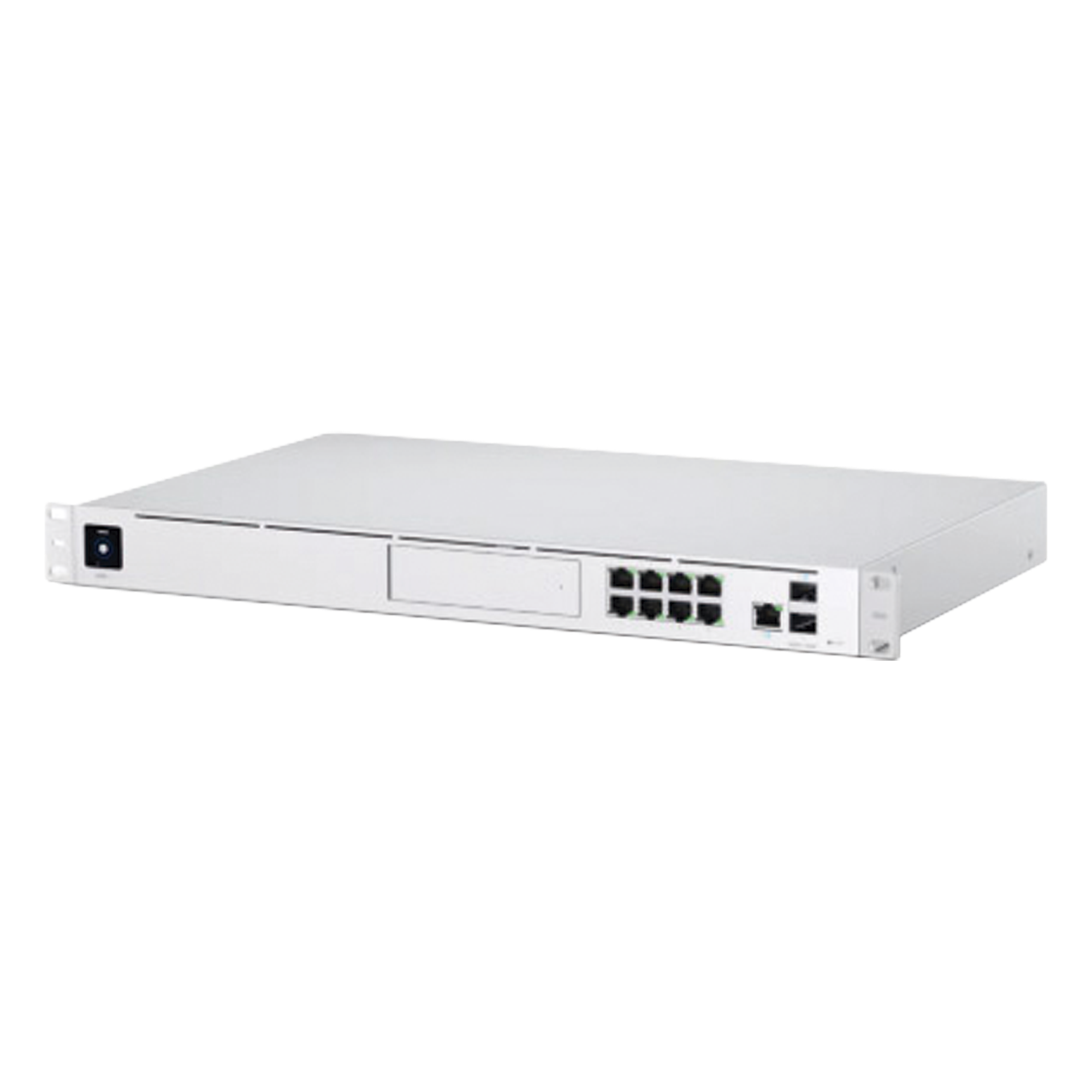 Gateway UniFi / 8 Puertos Gigabit / 2 Puertos 10G SFP+ / Rack 1U / NVR con Bahía HDD / IDS-IPS 3.5 Gbps — UBIQUITI · SKU UDM-PRO