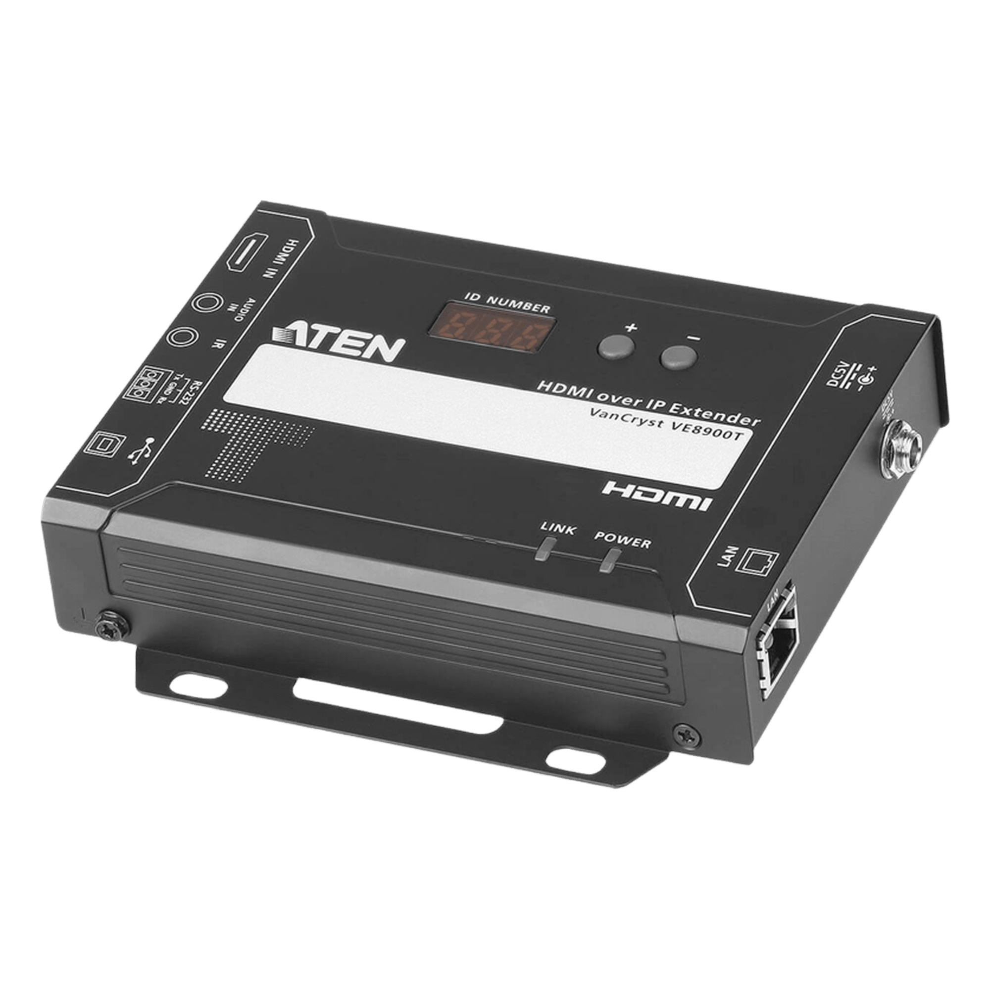Transmisor HDMI sobre IP / 1080p @ 60Hz / Resolución 4K @ 30Hz / Daisy Chain / EDID Expert / Control CLI Telnet y RS-232 — ATEN · SKU VE8900T