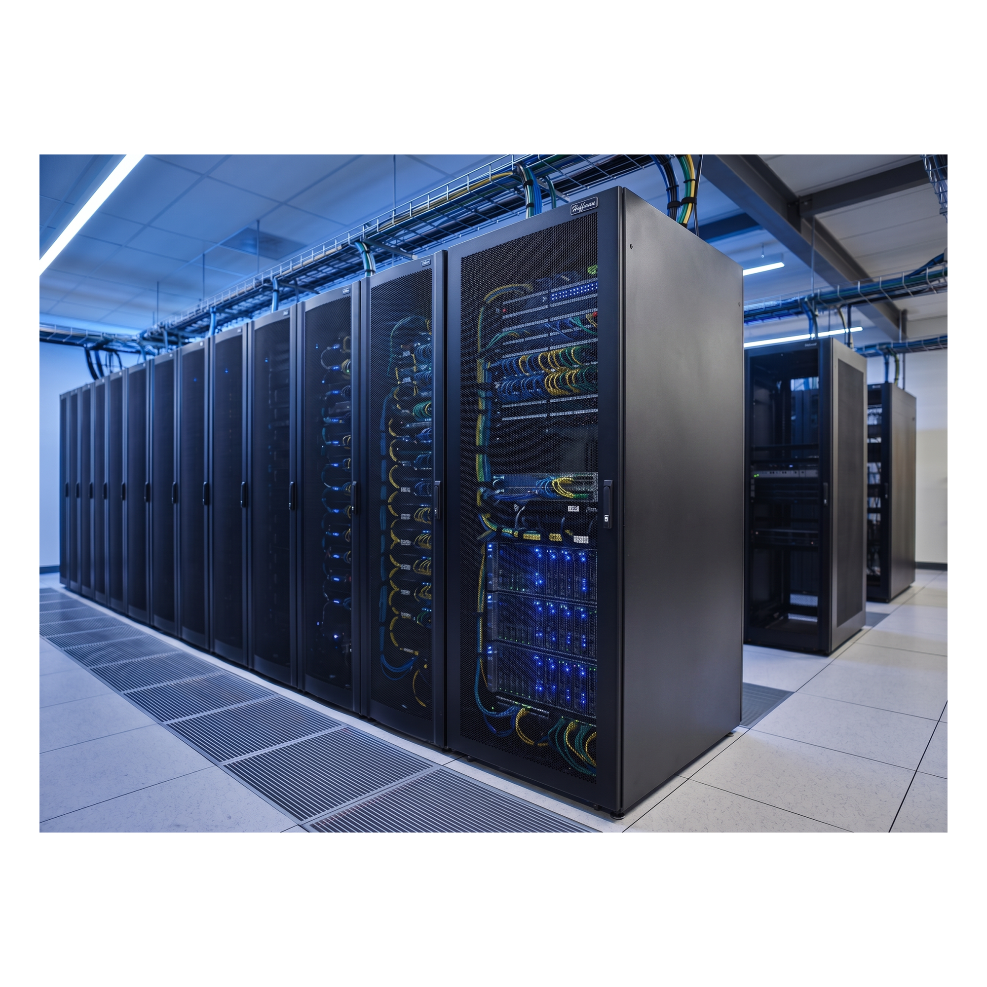 Gabinete de Telecomunicaciones / 24 UR / 600x900 mm / IP55 / Puerta Perforada / Gestión de Cables