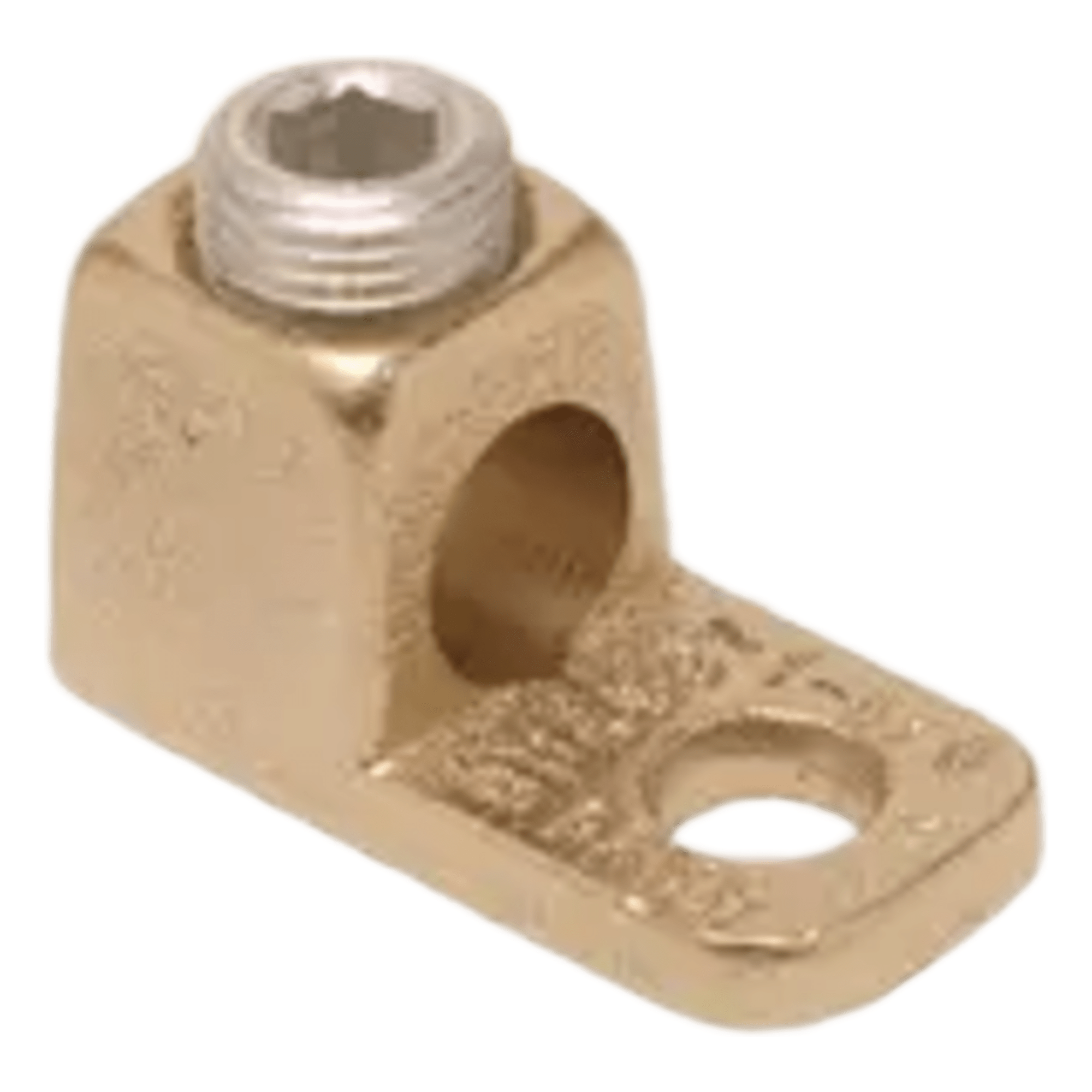 Terminal de Cobre / Calibre 14 - 4 AWG / Tornillo 1/4" / Torque 45 lb-in / Sin Recubrimiento — HUBBELL BURNDY · SKU HUB-KA4C