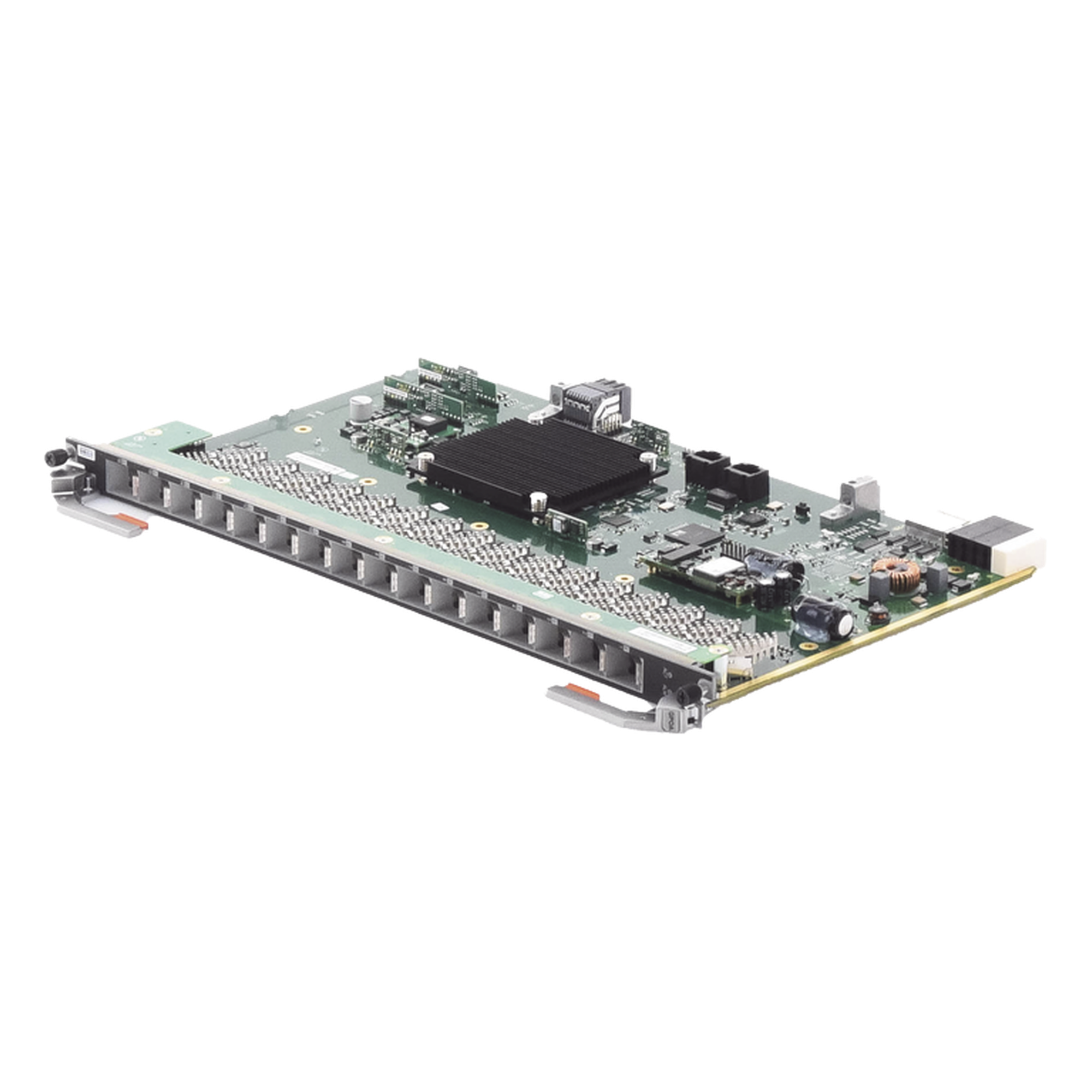 Tarjeta de Servicio OLT / 16 Puertos XG-PON / 4096 ONTs/ONUs / División 1:254 / Consumo Máximo 93.9W / Compatible Serie AN6000 — FIBERHOME · SKU GFOA