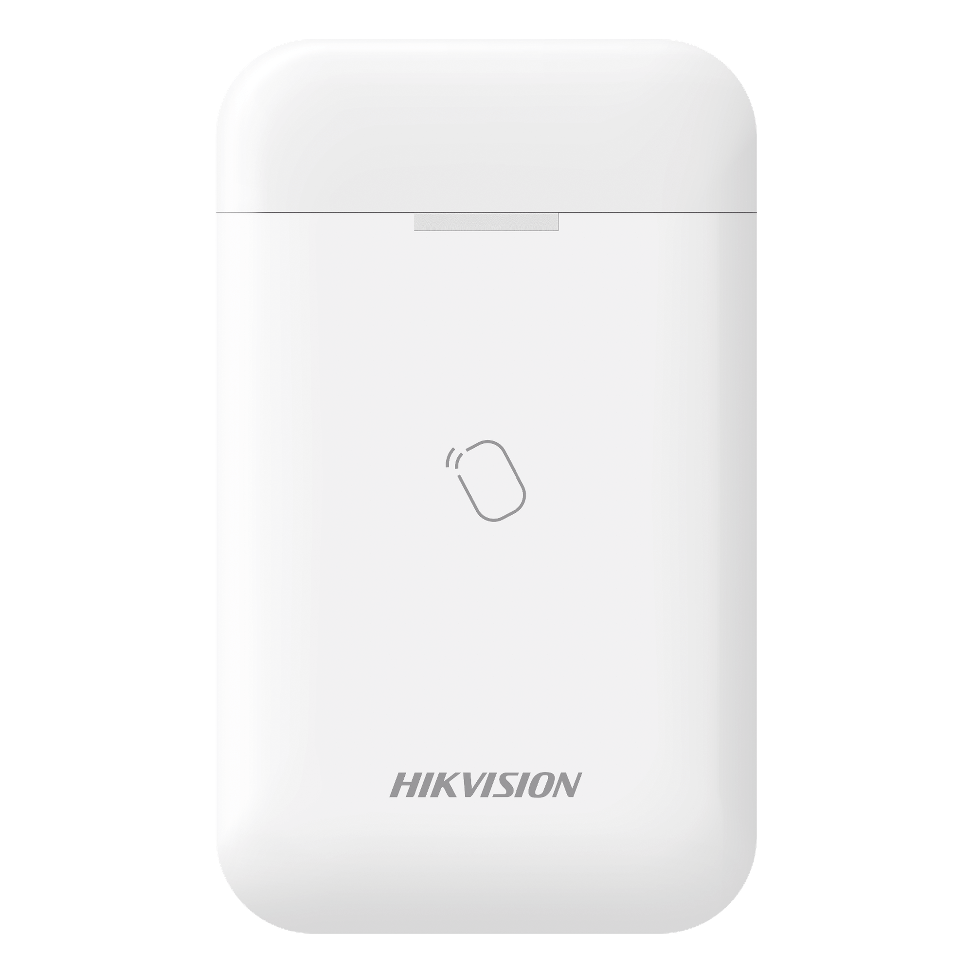 Lector de Tag Inalámbrico / Armado y Desarmado por Proximidad / 2 Tags Incluidos / Alimentación 3x AA / Compatible AX PRO — HIKVISION · SKU DS-PT1-WB