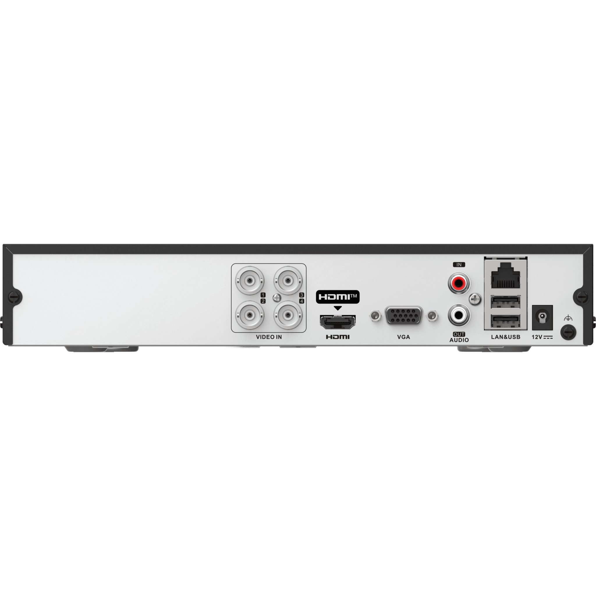 DVR 4 Canales TURBOHD + 2 Canales IP / 5 Megapixel Lite - 3K Lite / Audio Bidireccional  / ACUSENSE (Evista falsas alarmas) / 1 Bahía de Disco Duro / Salida de Video en Full HD 