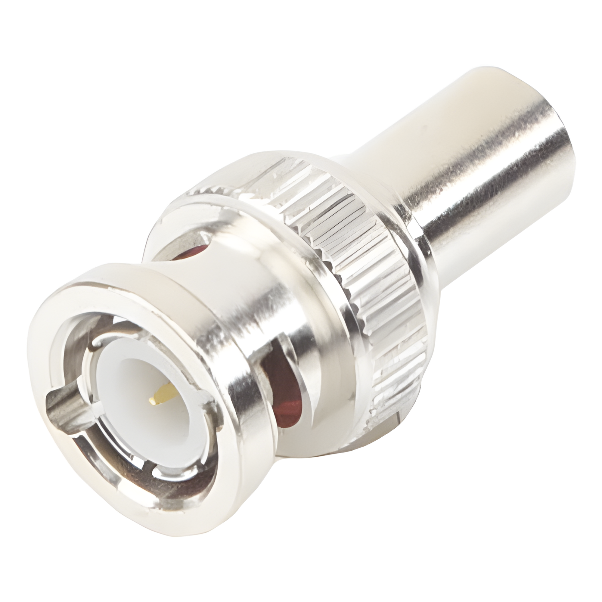 Carga Coaxial Terminal / 75 Ohm / 1/2 Watt / Conector BNC Macho / Níquel / Oro / Delrin — RF INDUSTRIES,LTD · SKU RFB-1750
