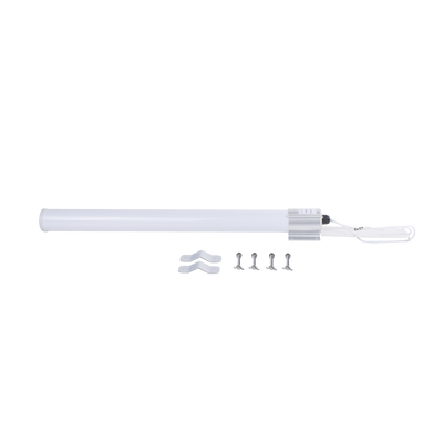 Antena Omnidireccional en 2.4 GHz, Rango de Frecuencias (2.3 - 2.5 GHz), Ganancia de 10 dBi, Doble Polaridad MIMO 2x2, Incluye Jumpers