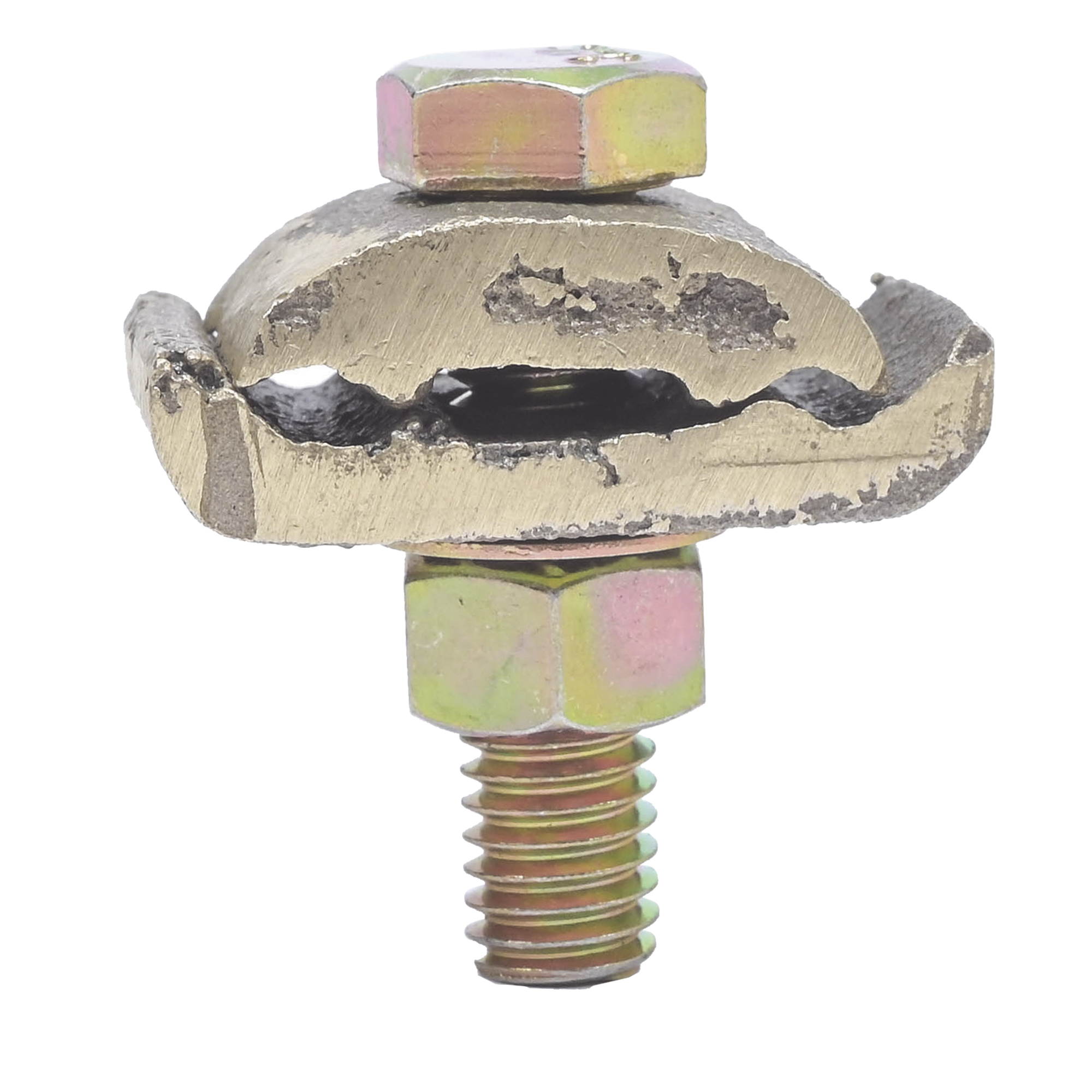 Conector Mecánico / Bronce 100% / Cable 4-2/0 AWG / Sin Soldadura / Superficie Plana / 2.5x4x3 cm (1x1.6x1.2 in) — LINKEDPRO BY EPCOM · SKU LPCC2/0