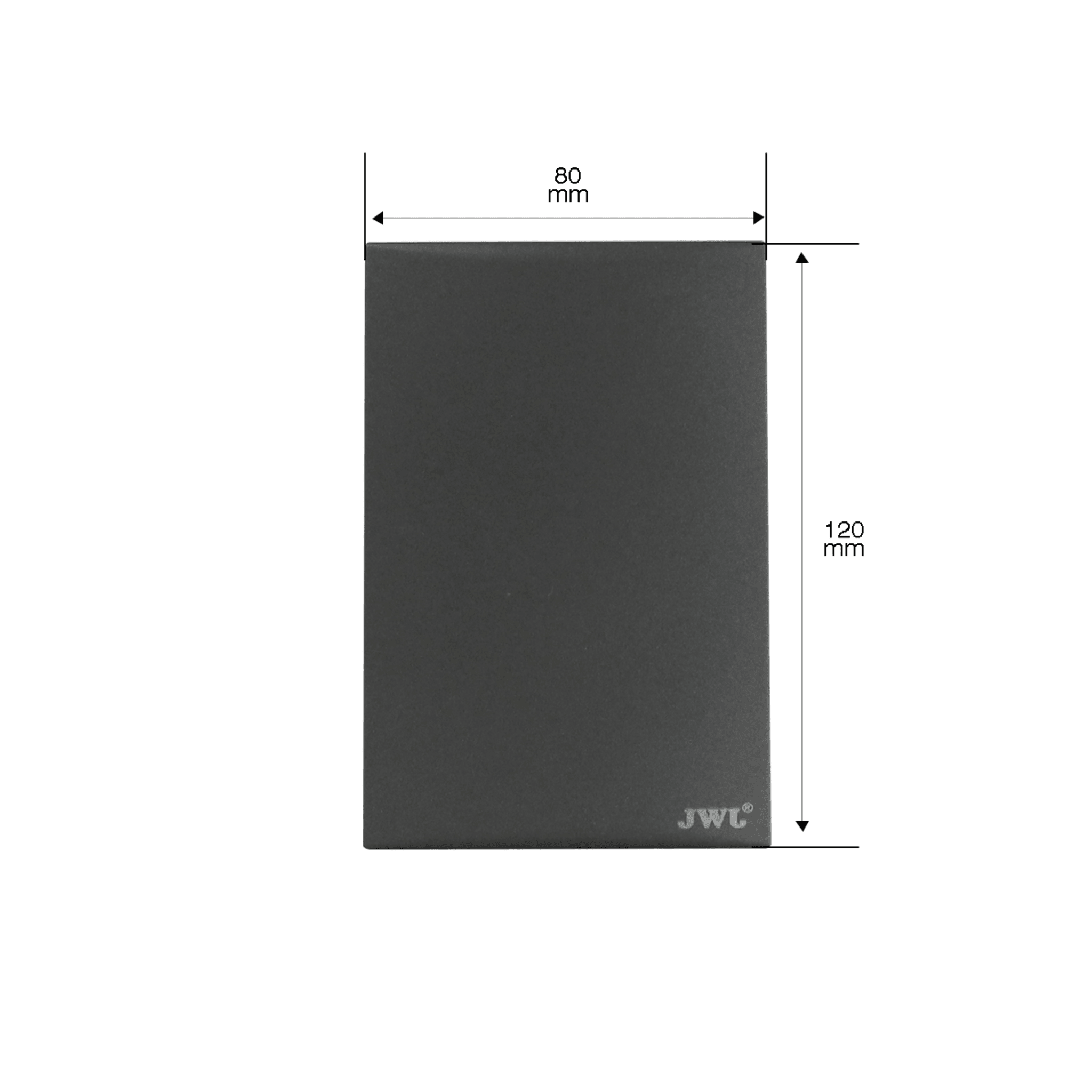 Placa de Policarbonato con Botón de Timbre / 127V~ 60Hz / 10A / Diseño Minimalista — JWJ · SKU JTL-G7713