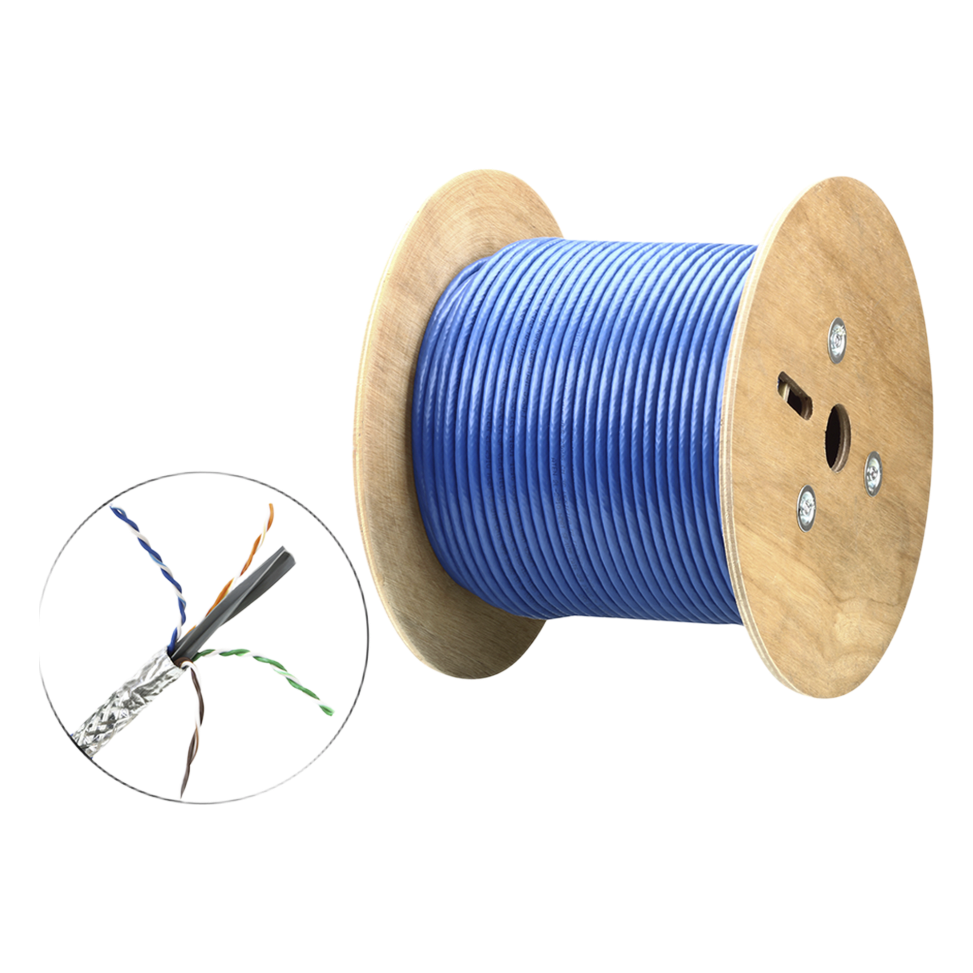 Cable SF/UTP / 4 Pares 23 AWG / 400 MHz / 4K / 305 m (1000 ft) / PoE+ / HDBaseT — ATEN · SKU 2L2910