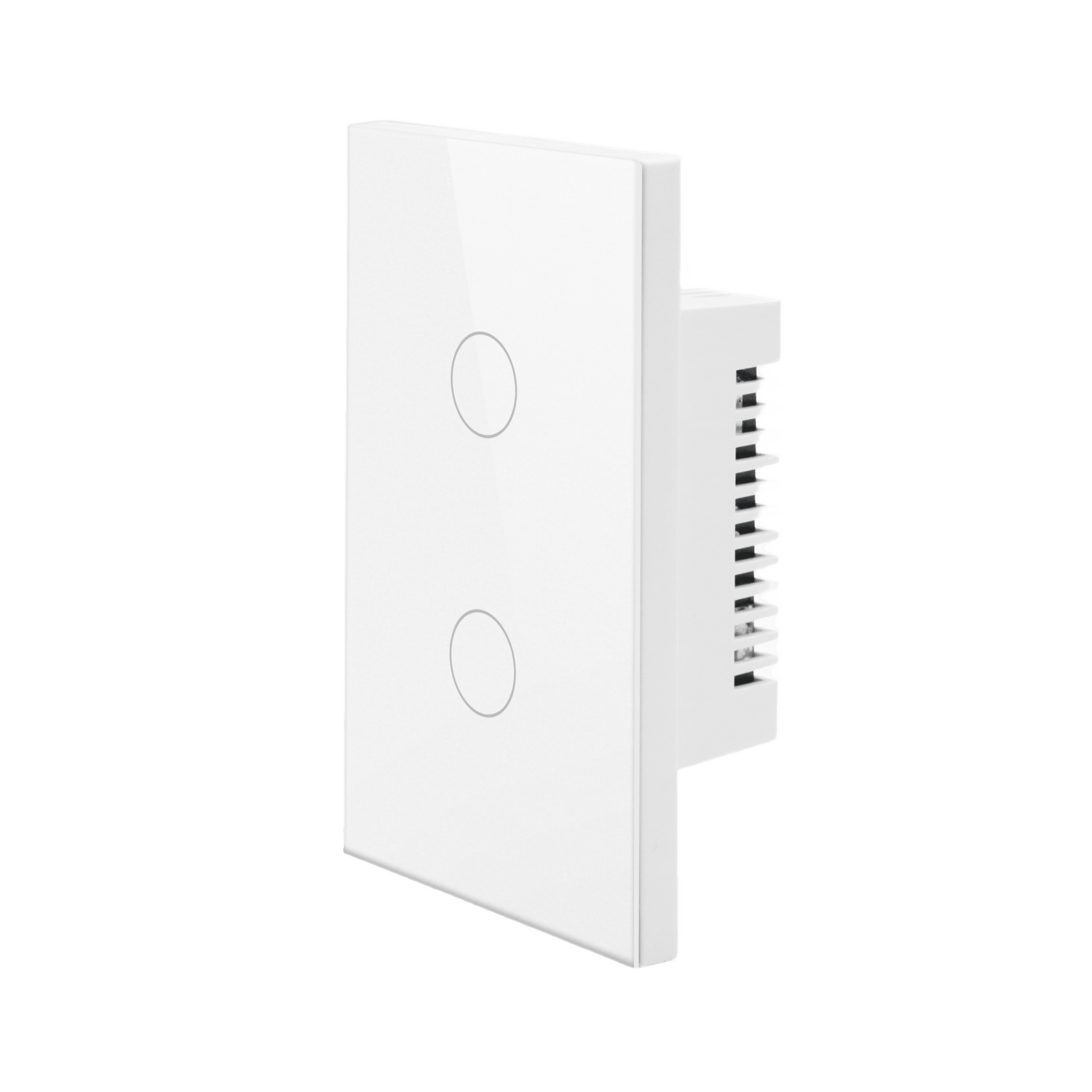 (ZigBee) Apagador switch inalámbrico ZigBee, control de 2 regresos de carga, 110V