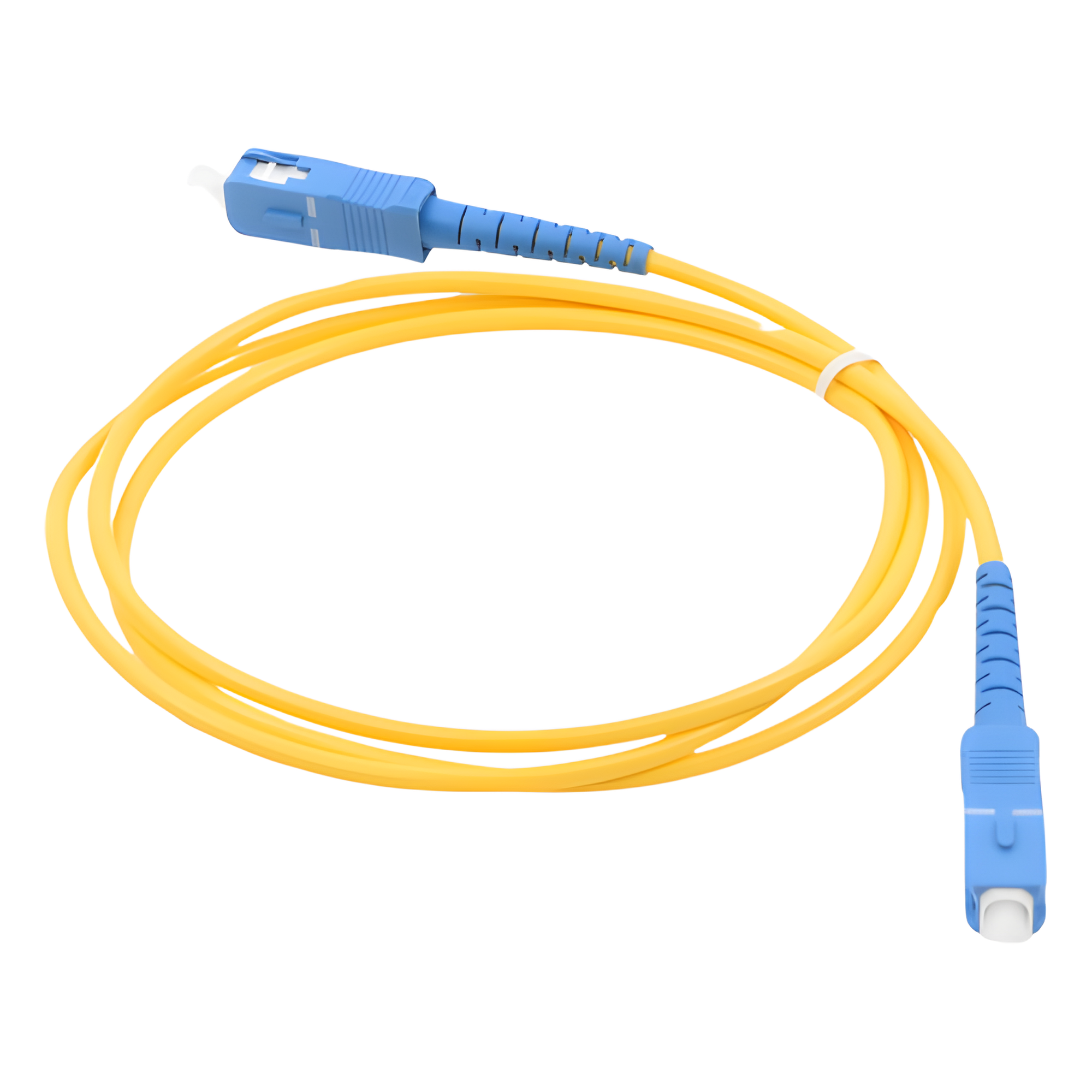 Jumper de Fibra Óptica / SC/SC Simplex / Monomodo 9/125 / 1 Metro (3.28 Pies) / ITU-T G.652.D / 1310-1550 nm